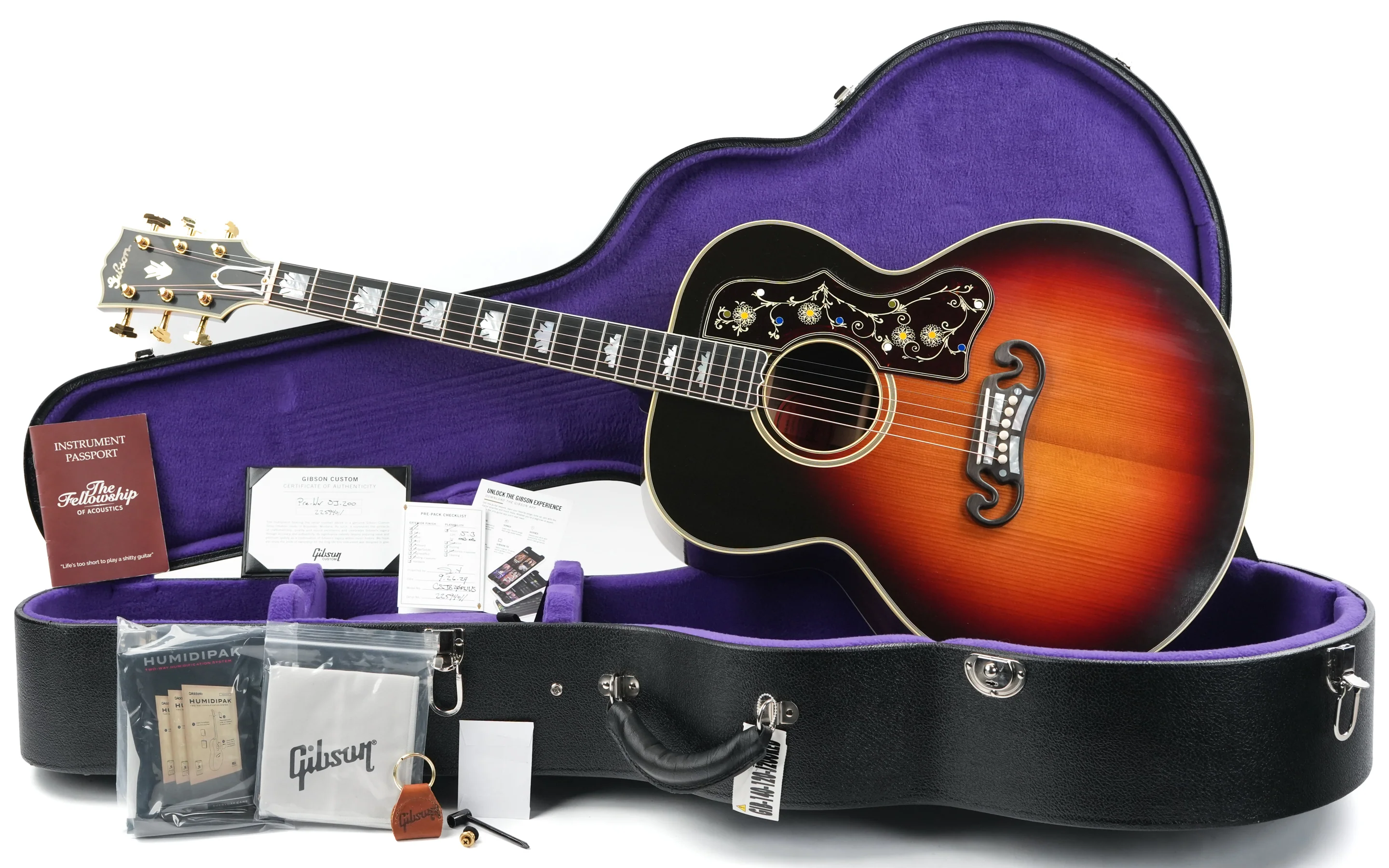 Gibson SJ200 Pre War Rosewood Vintage Sunburst 2024 - Image 3