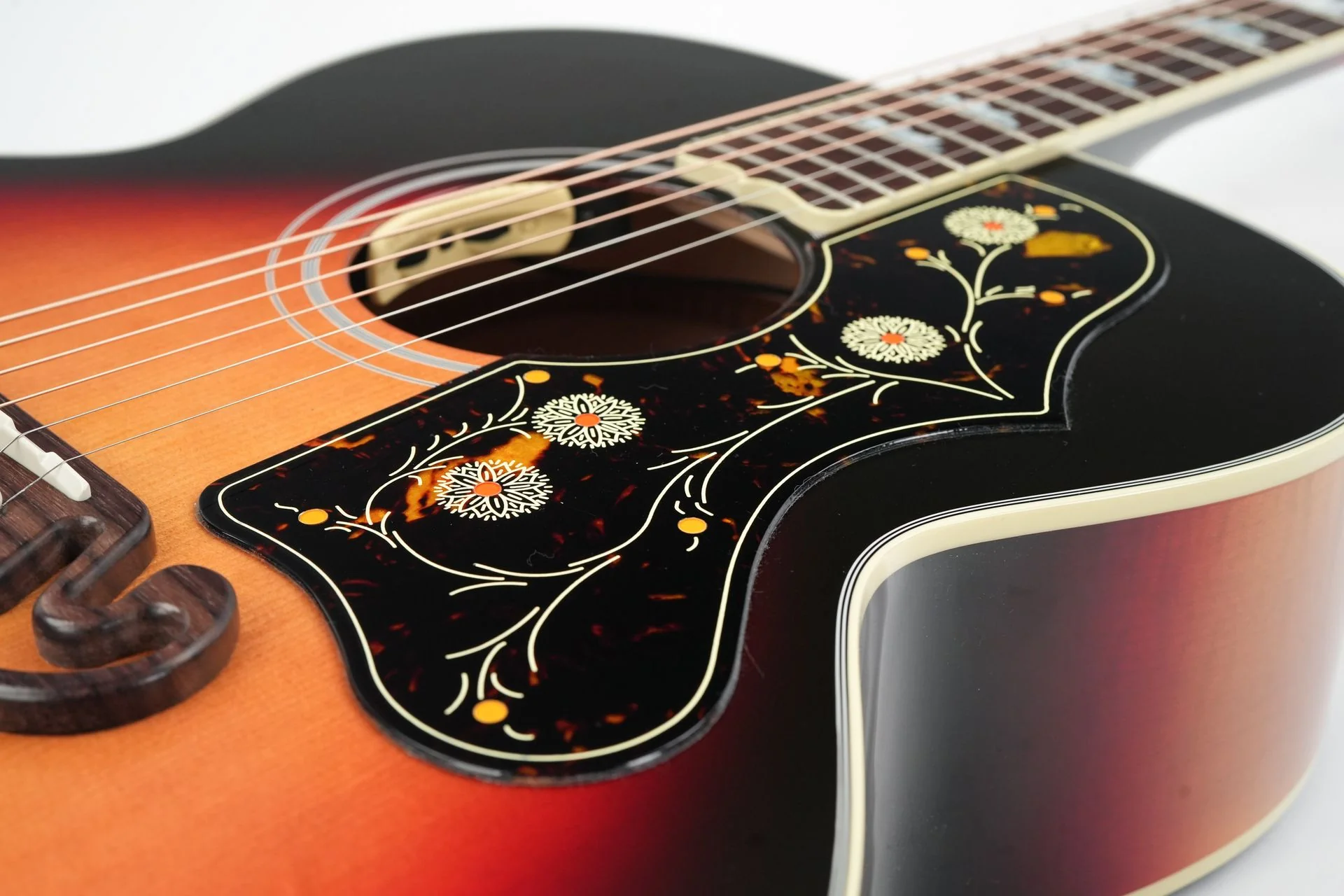 Gibson SJ200 Standard Maple Tri Burst #20375060 - Image 11