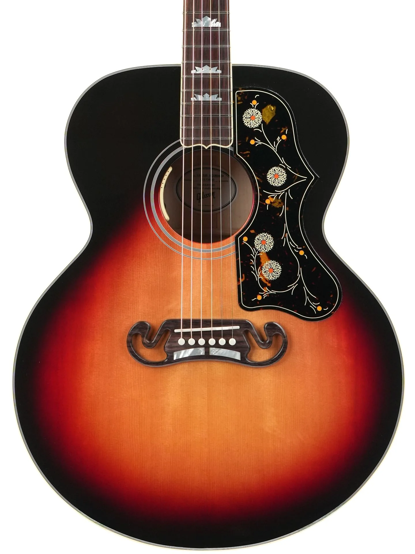 Gibson SJ200 Standard Maple Tri Burst #20375060 - Image 5