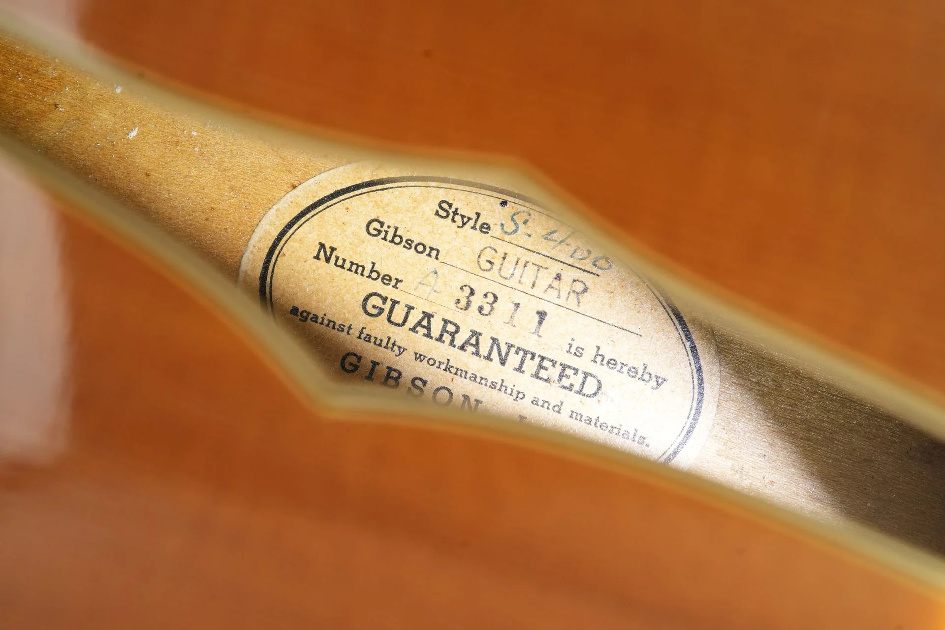 Gibson Super 400 Natural 1949 - Image 13