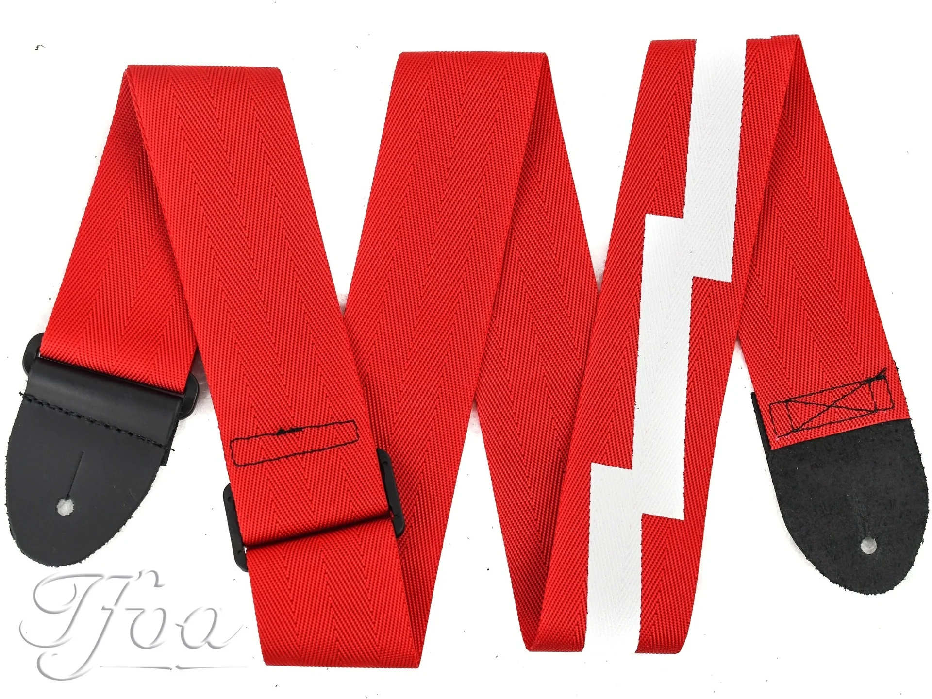 Gibson The Lightning Bolt Seatbelt Strap Red - Image 4