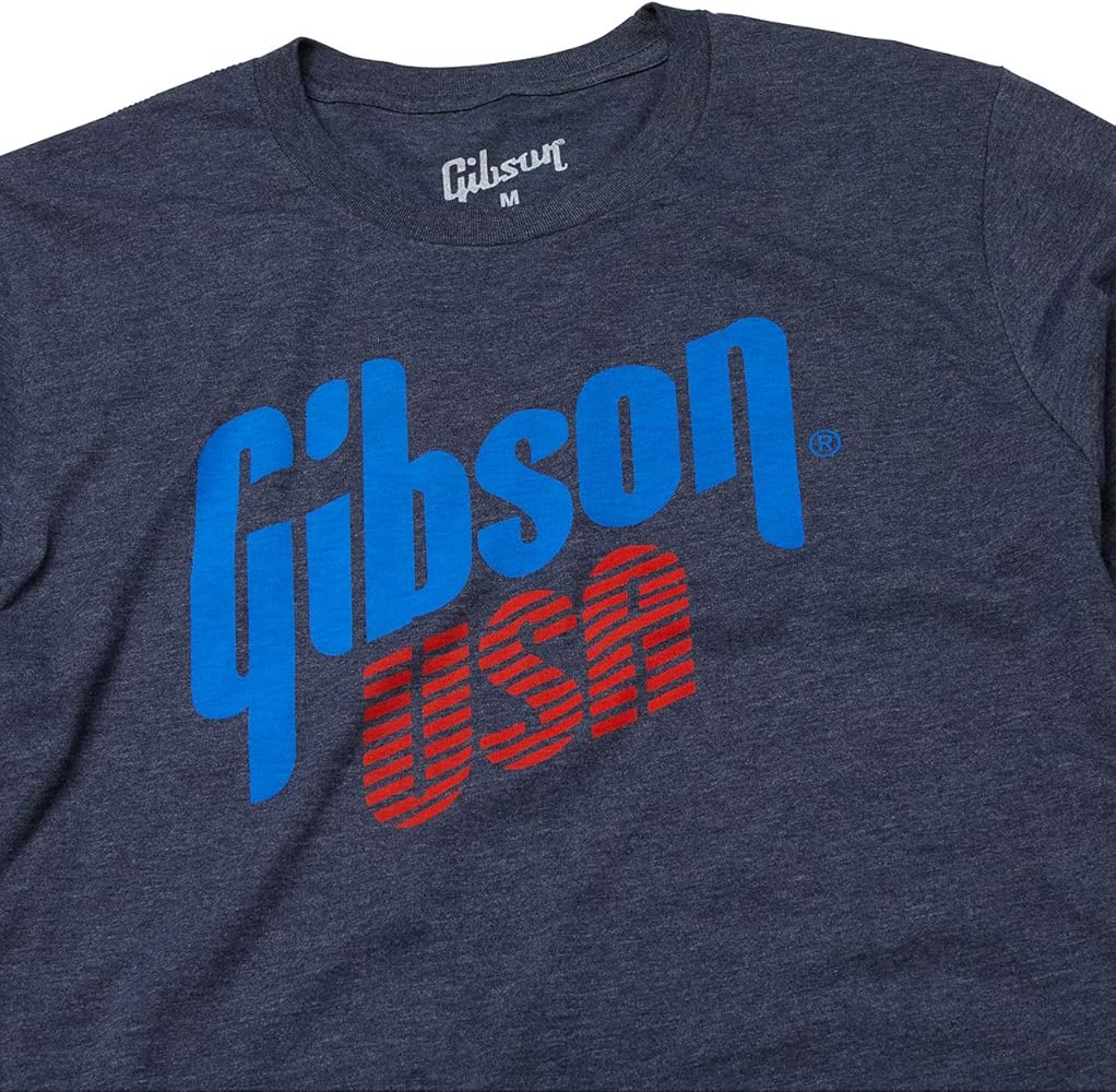 Gibson USA Logo Tee (Navy) - Image 2