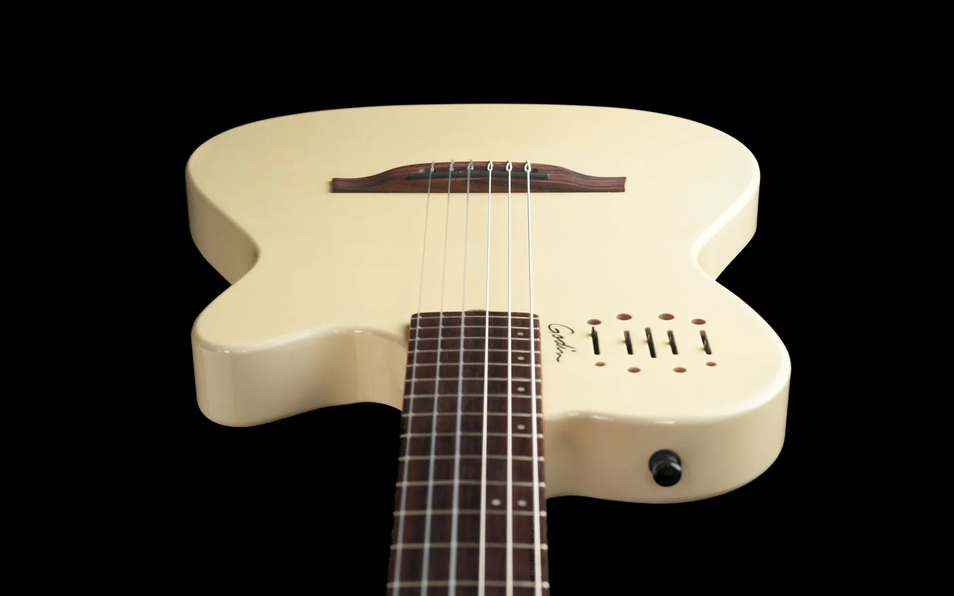 Godin Multiac Mundial Ozark Cream - Image 13