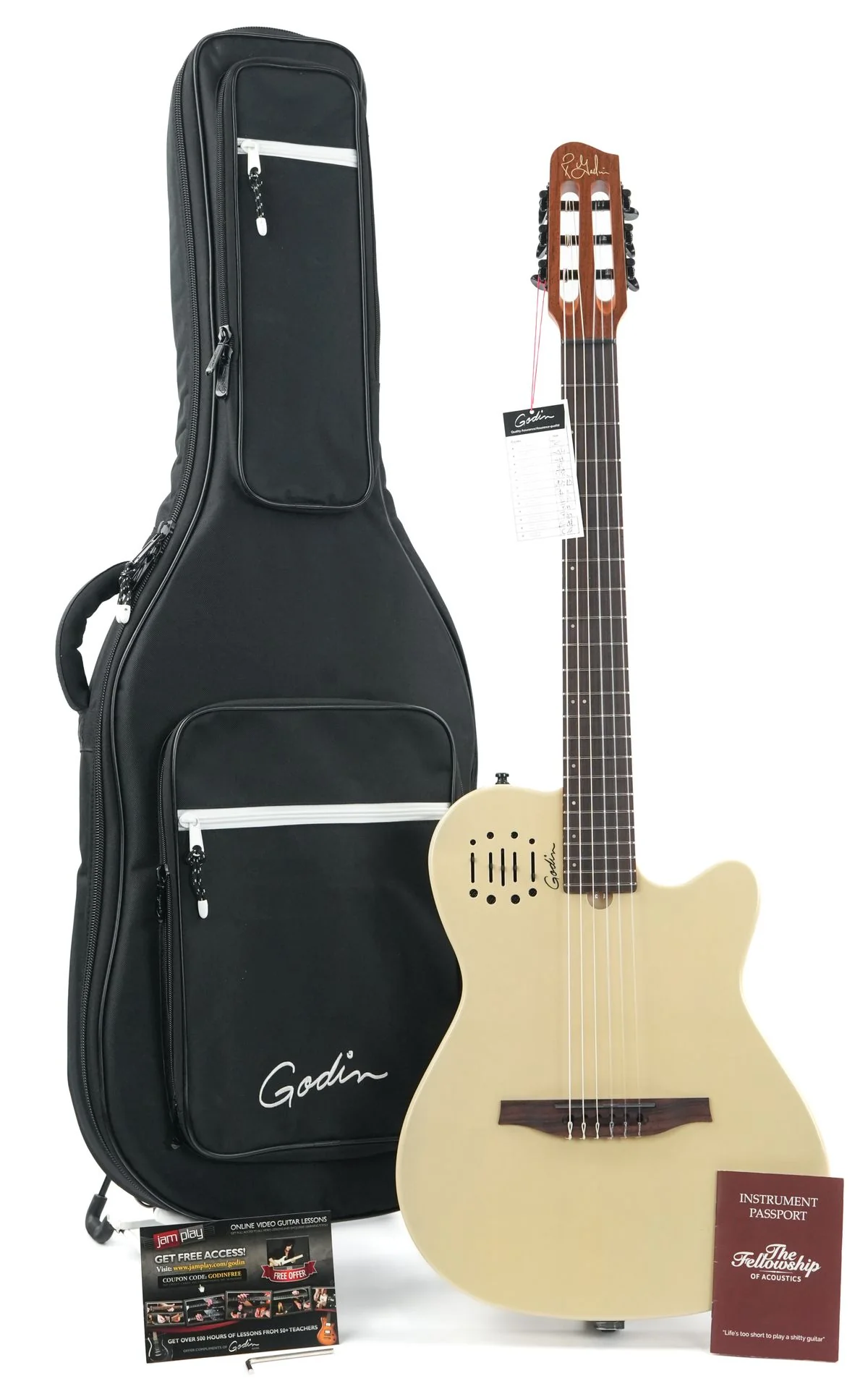 Godin Multiac Mundial Ozark Cream - Image 3