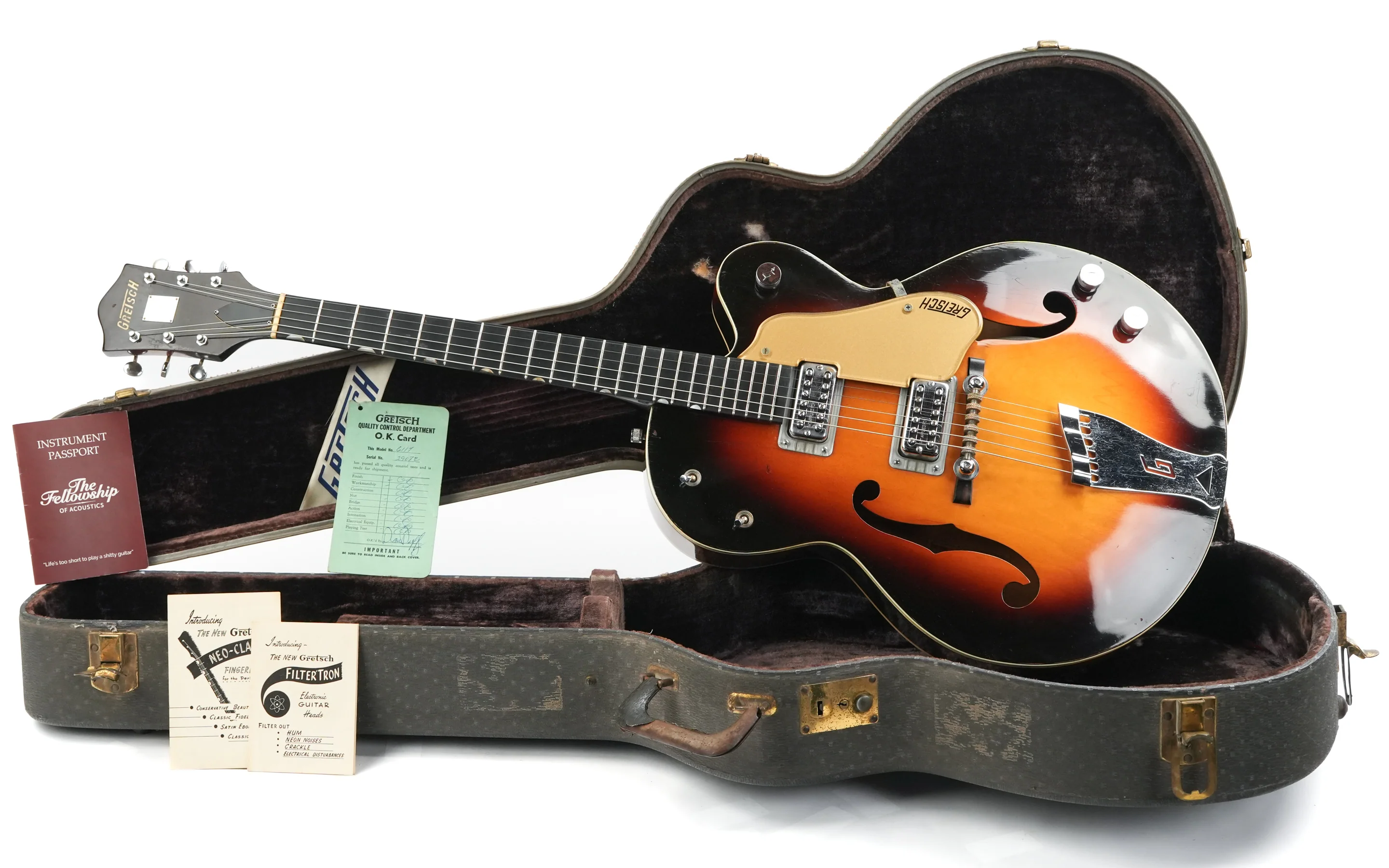 Gretsch 6117 Double Anniversary Sunburst 1958 - Image 3