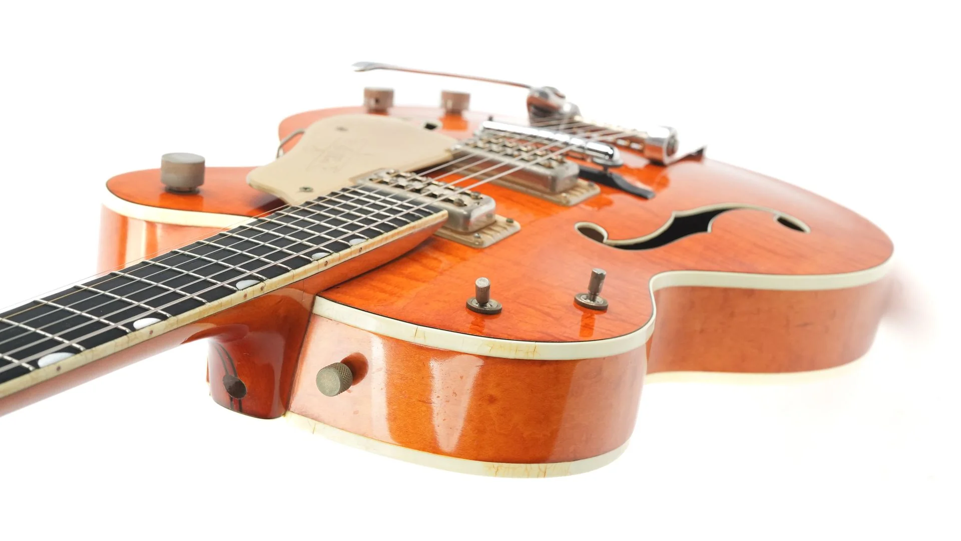 Gretsch 6120 Flame Top Orange 1960 - Image 10