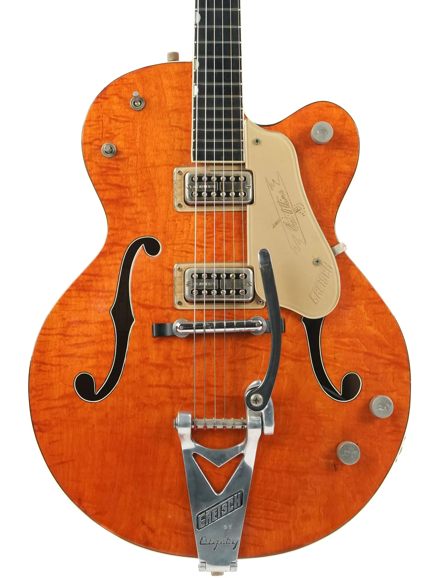 Gretsch 6120 Flame Top Orange 1960 - Image 5