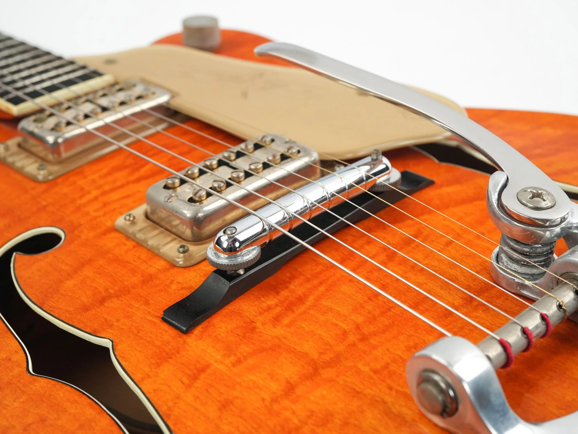 Gretsch 6120 Flame Top Orange 1960 - Image 7