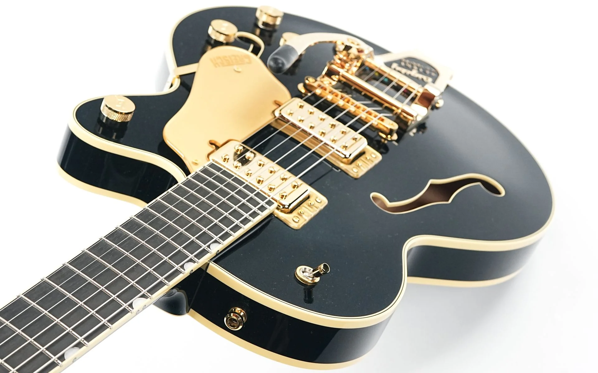 Gretsch Broadkaster Jr. LX Center Block Midnight Sapphire - Image 10