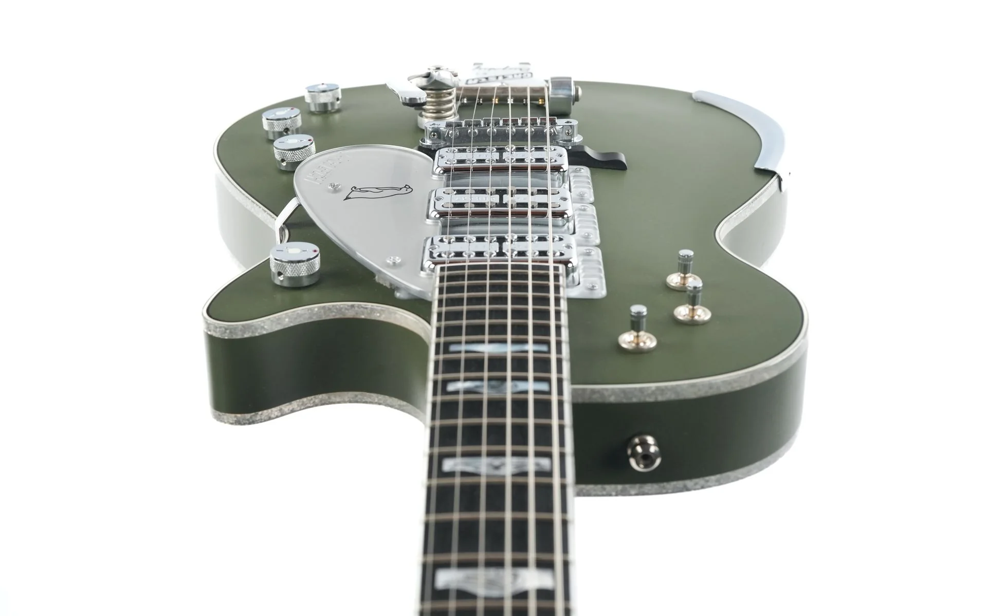 Gretsch Custom Shop G6134 CS Olive Drab Penguin Masterbuilt Stephen Stern 2020 - Image 12