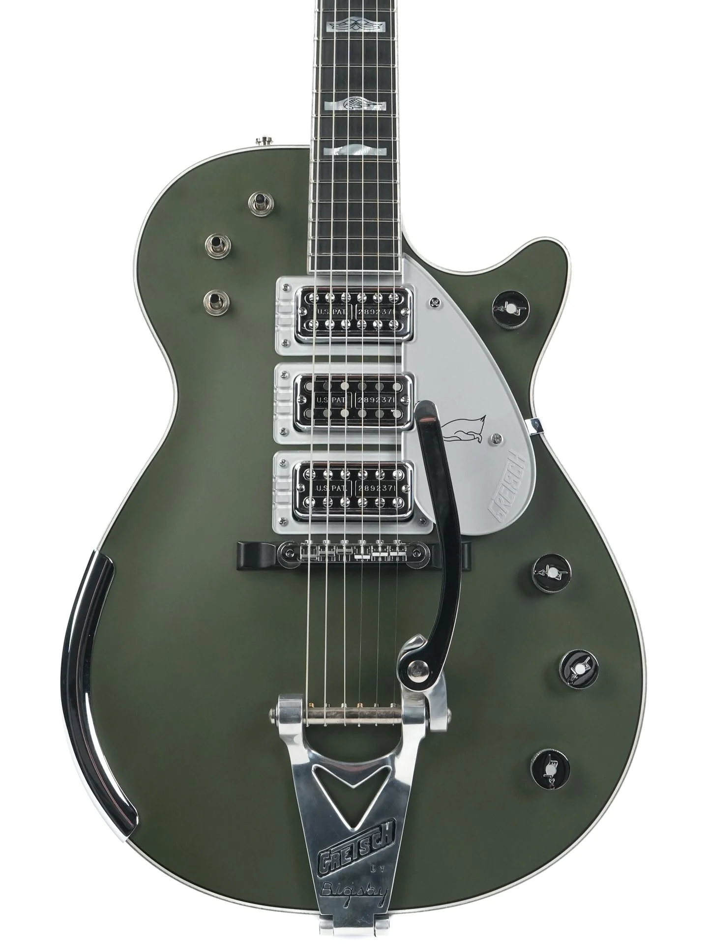 Gretsch Custom Shop G6134 CS Olive Drab Penguin Masterbuilt Stephen Stern 2020 - Image 5