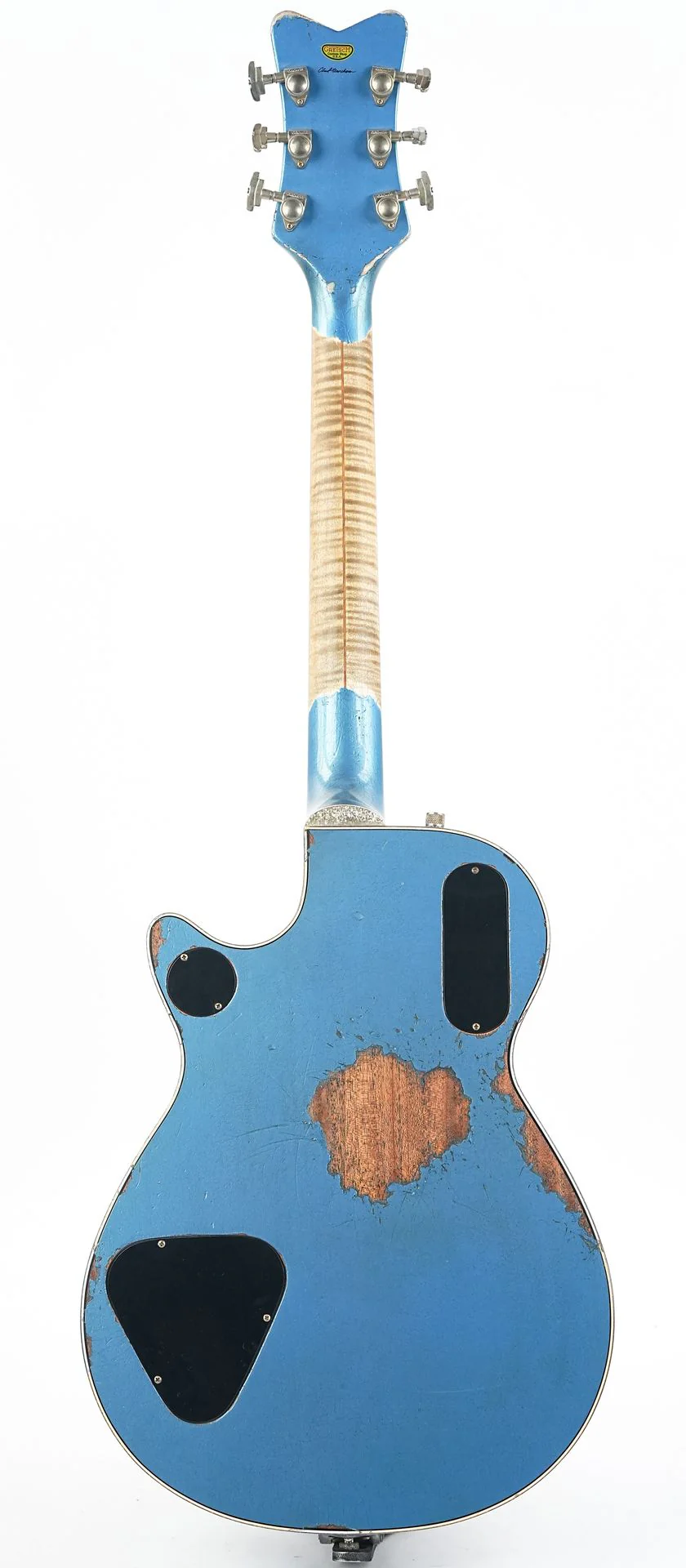 Gretsch Custom Shop G6134T Heavy Relic Lake Placid Blue Chad Henrichsen Masterbuilt - Image 4