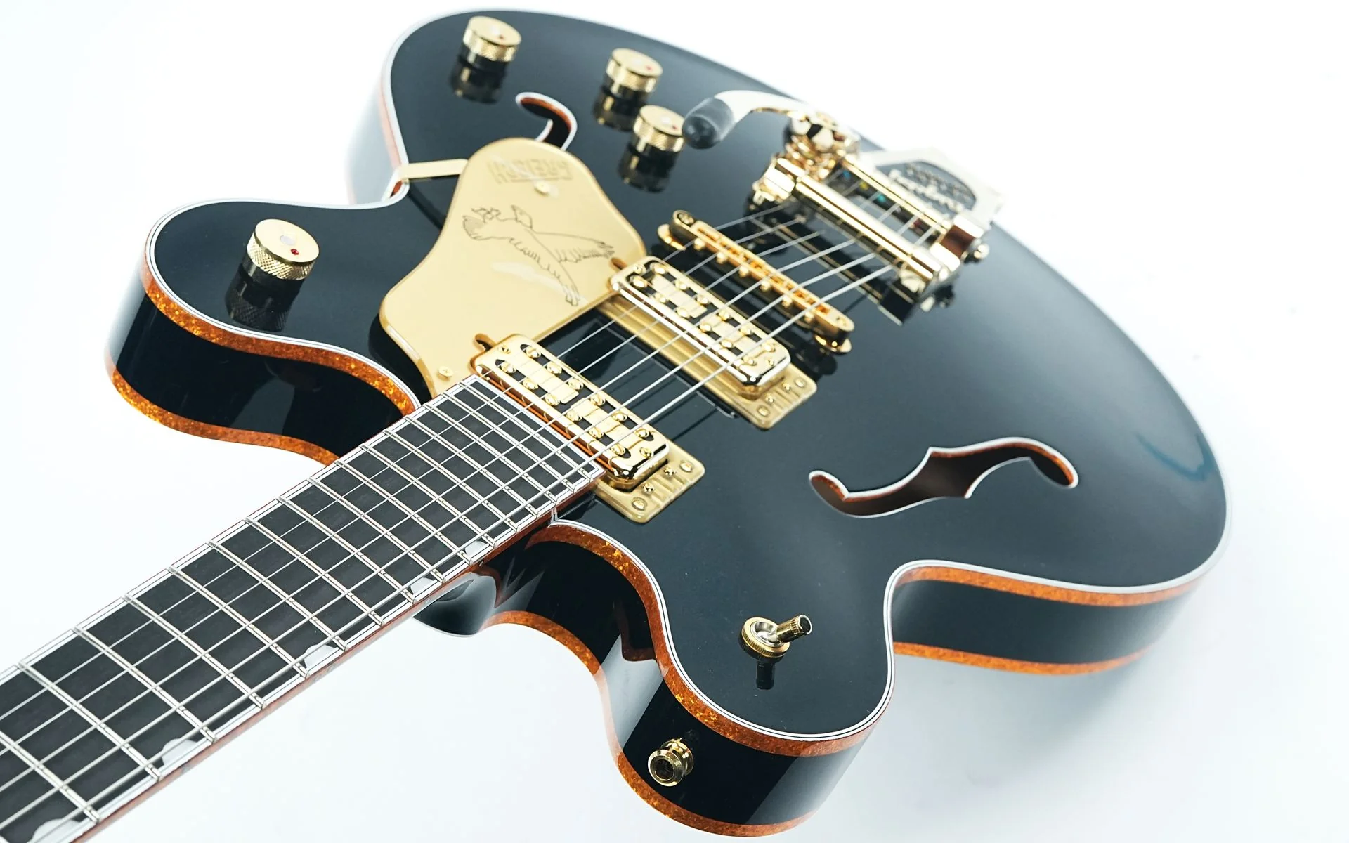 Gretsch Falcon Center Block LTD Double-Cut String-Thru Bigsby Midnight Sapphire - Image 10