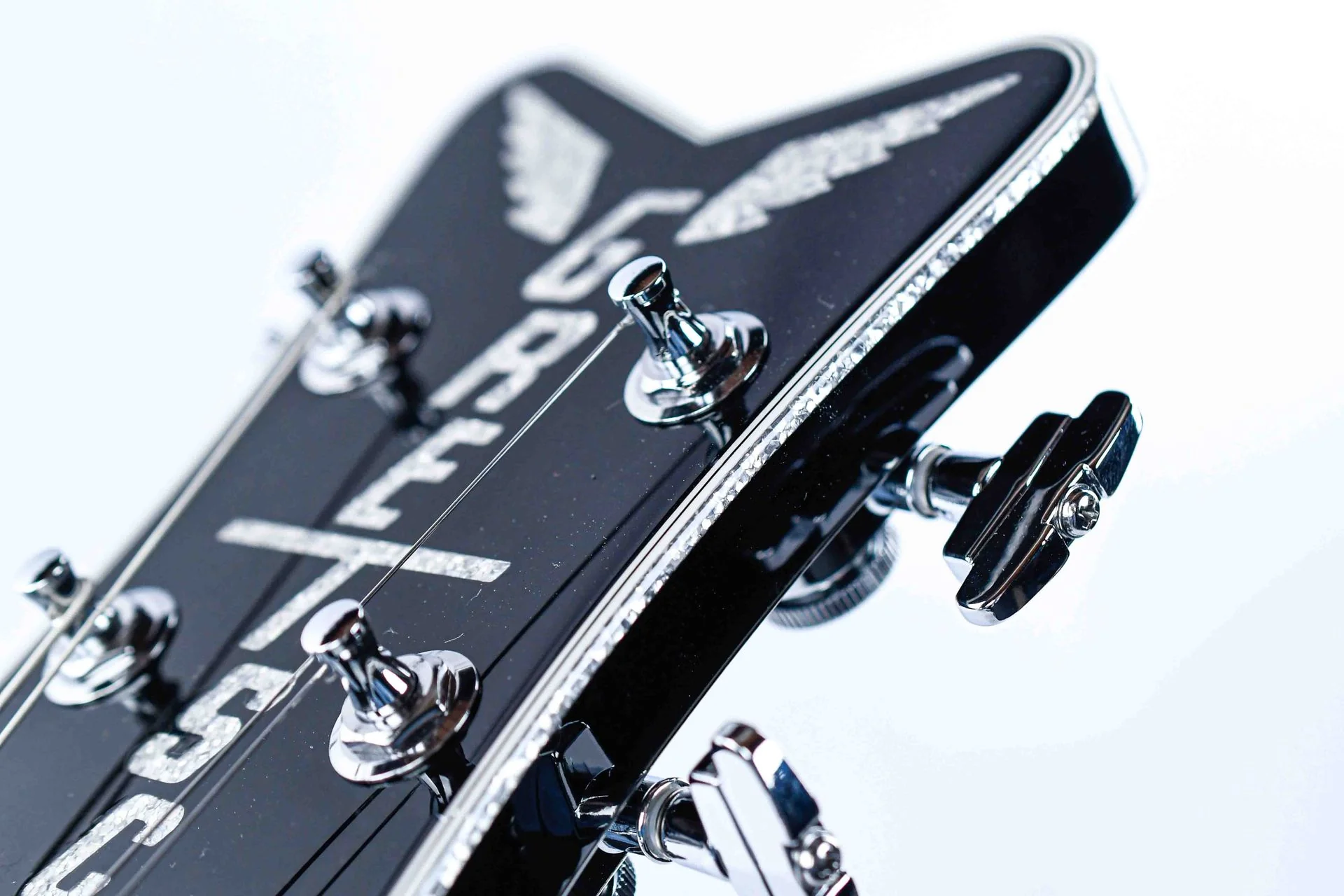 Gretsch Falcon Hollow Body String-Thru Bigsby Black - Image 12