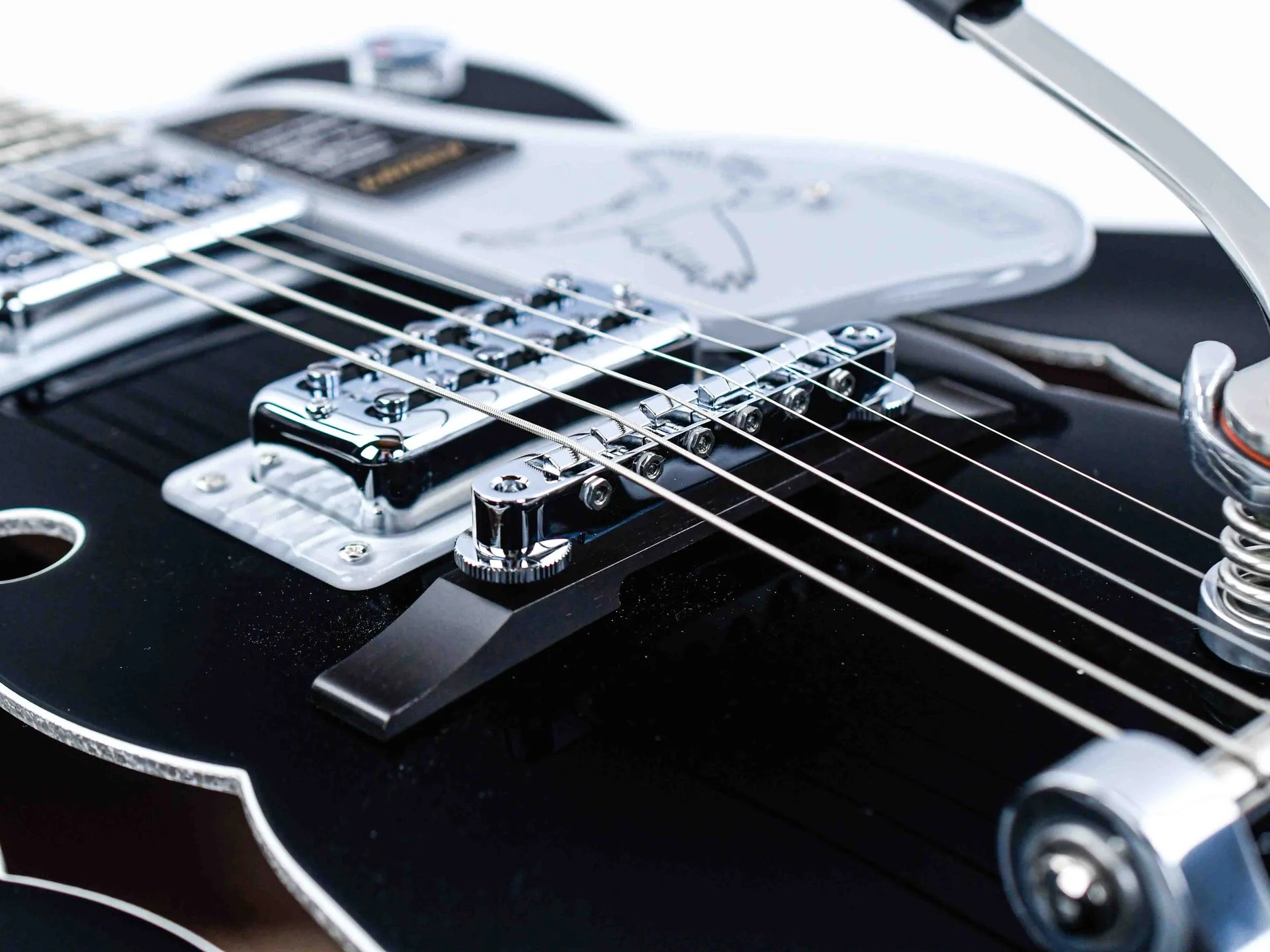 Gretsch Falcon Hollow Body String-Thru Bigsby Black - Image 7