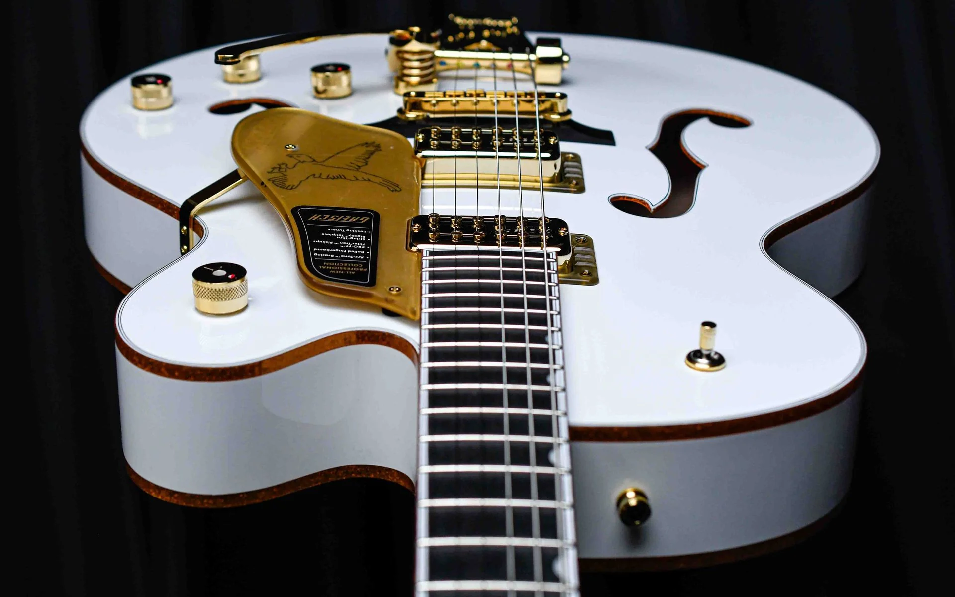 Gretsch Falcon Hollow Body String-Thru Bigsby White - Image 13