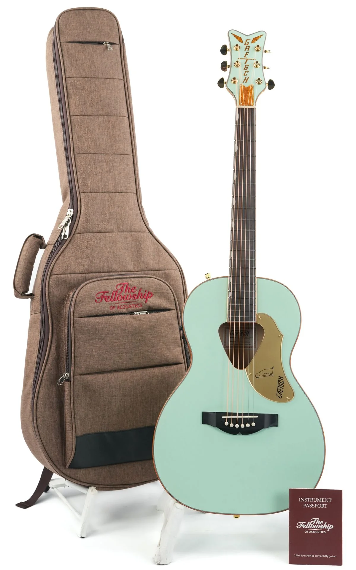 Gretsch G5012E Rancher Penguin Parlor Mint Metallic 2022 - Image 3