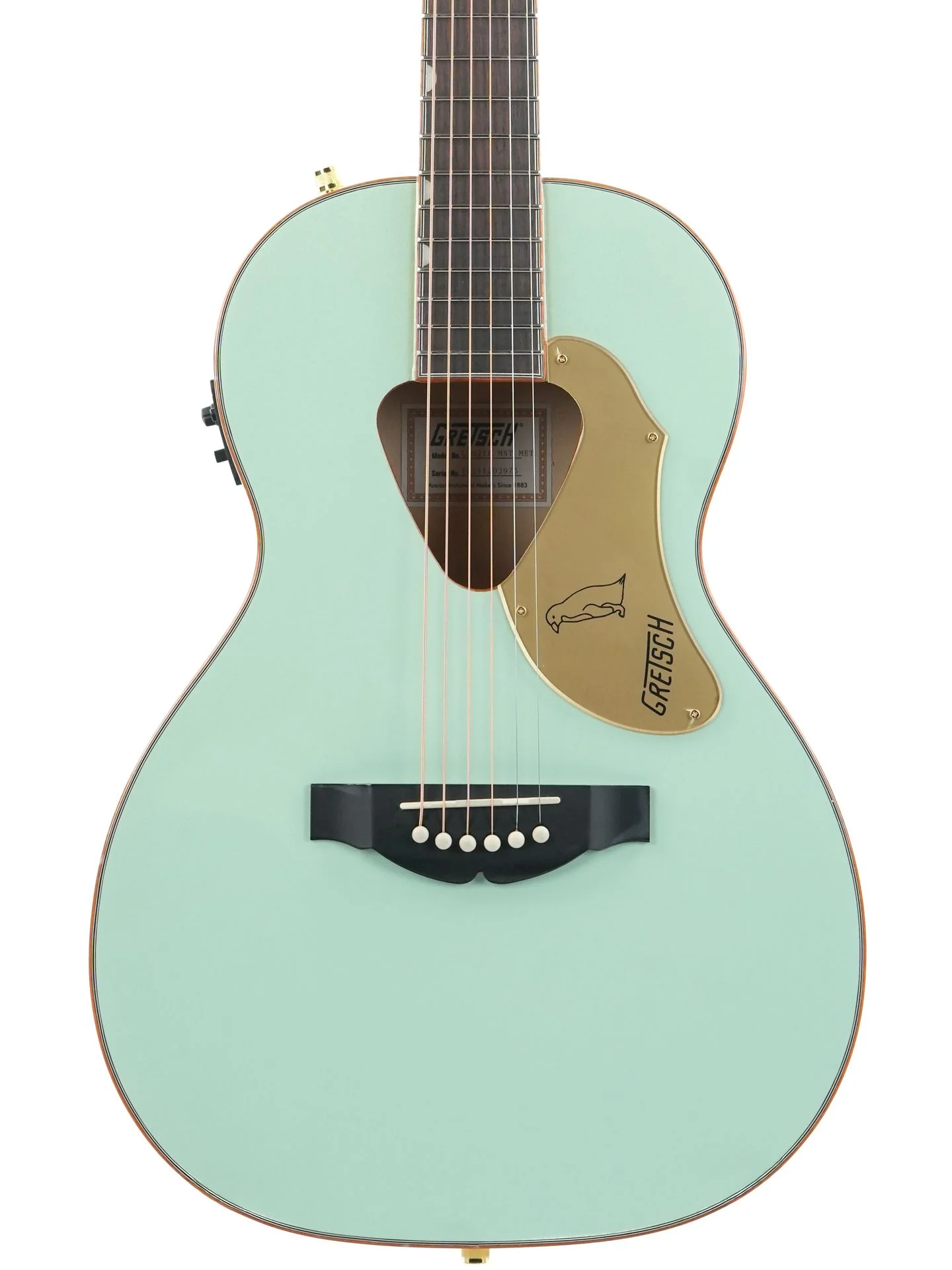 Gretsch G5012E Rancher Penguin Parlor Mint Metallic 2022 - Image 5