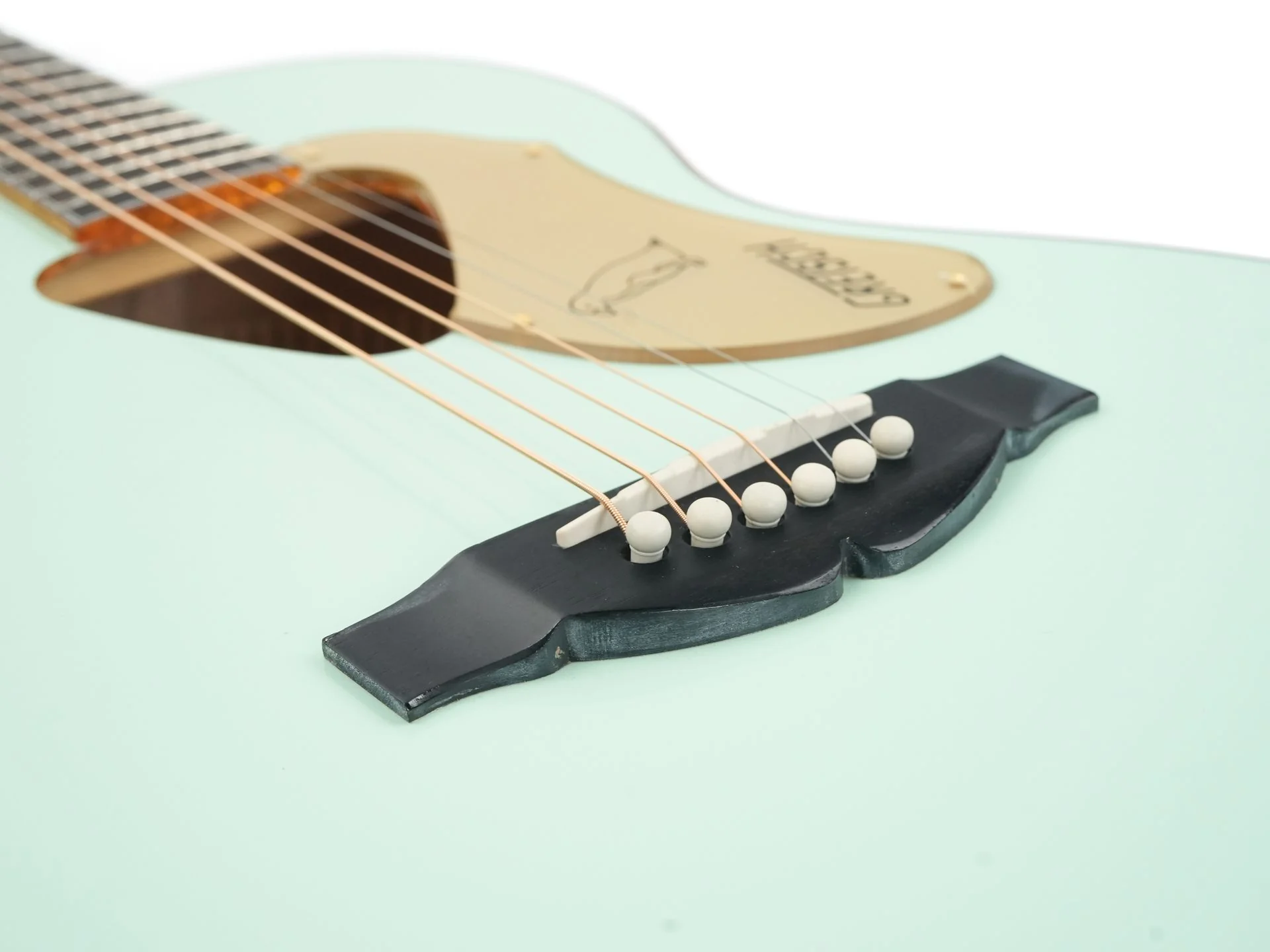 Gretsch G5012E Rancher Penguin Parlor Mint Metallic 2022 - Image 7