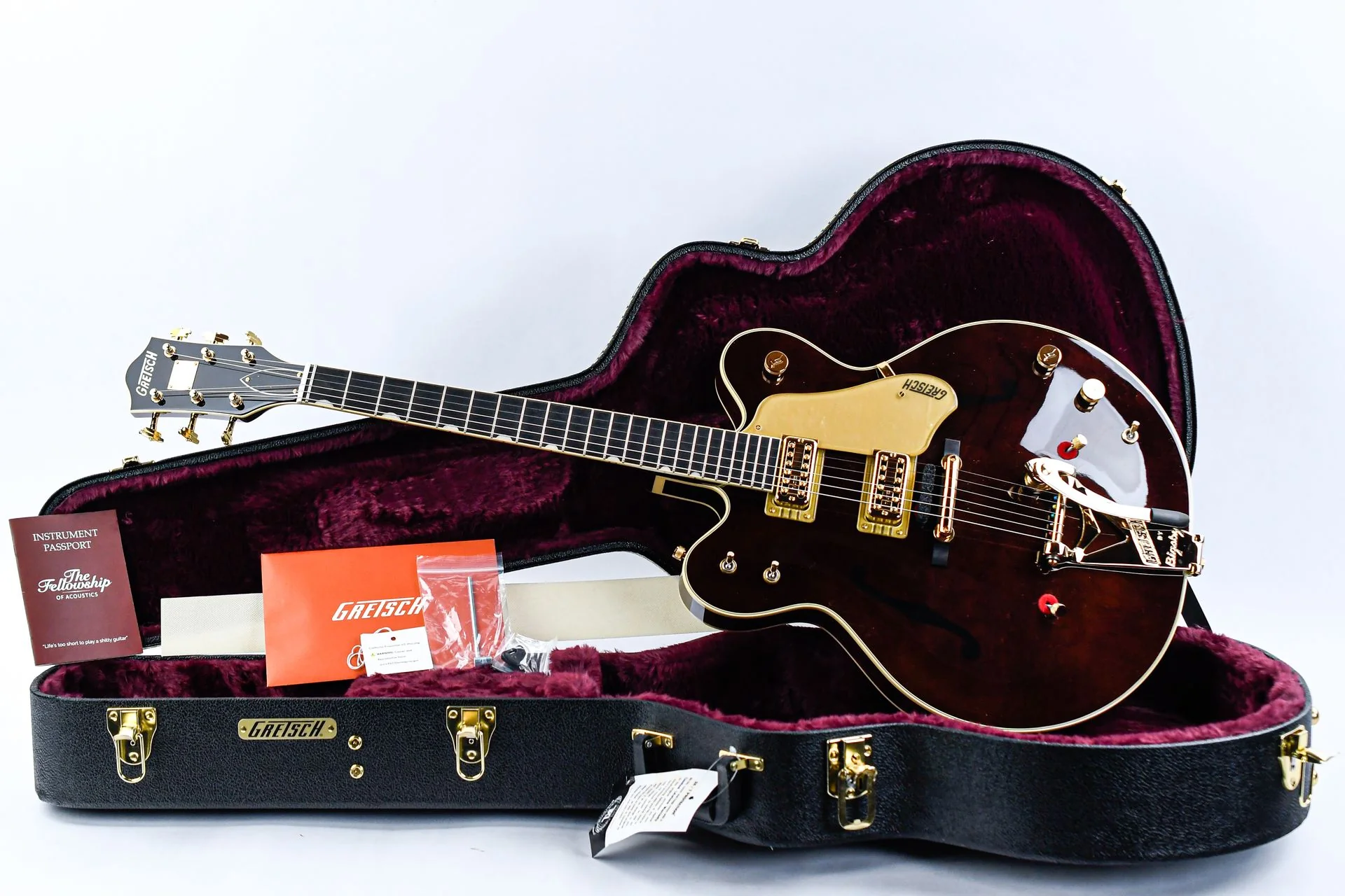 Gretsch G6122T-62 Vintage Select Edition '62 Chet Atkins Country Gentleman Walnut Stain - Image 3