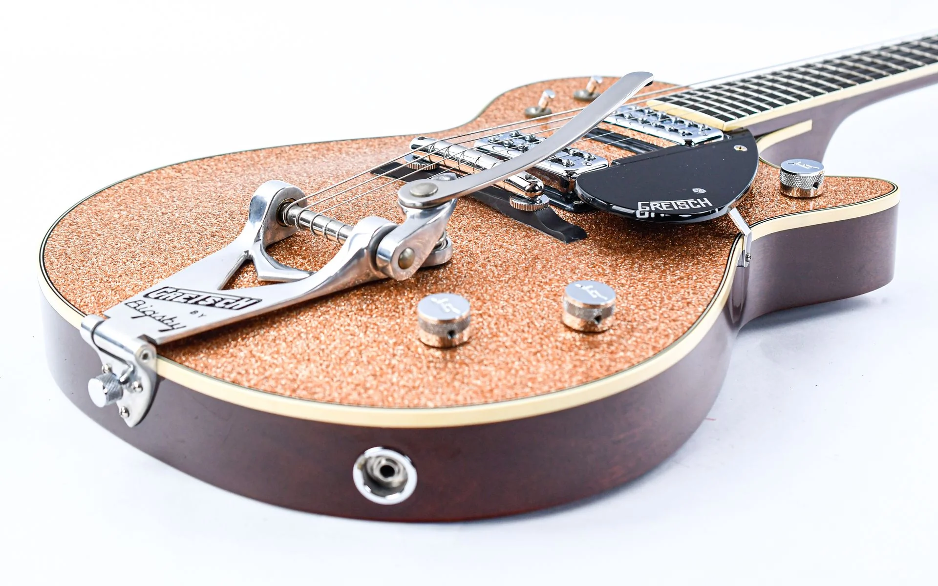 Gretsch G6128CS 59 Duo Jet Masterbuilt Champagne Sparkle 2012 - Image 11