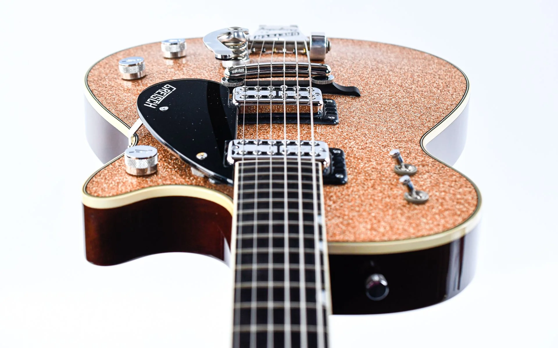 Gretsch G6128CS 59 Duo Jet Masterbuilt Champagne Sparkle 2012 - Image 12