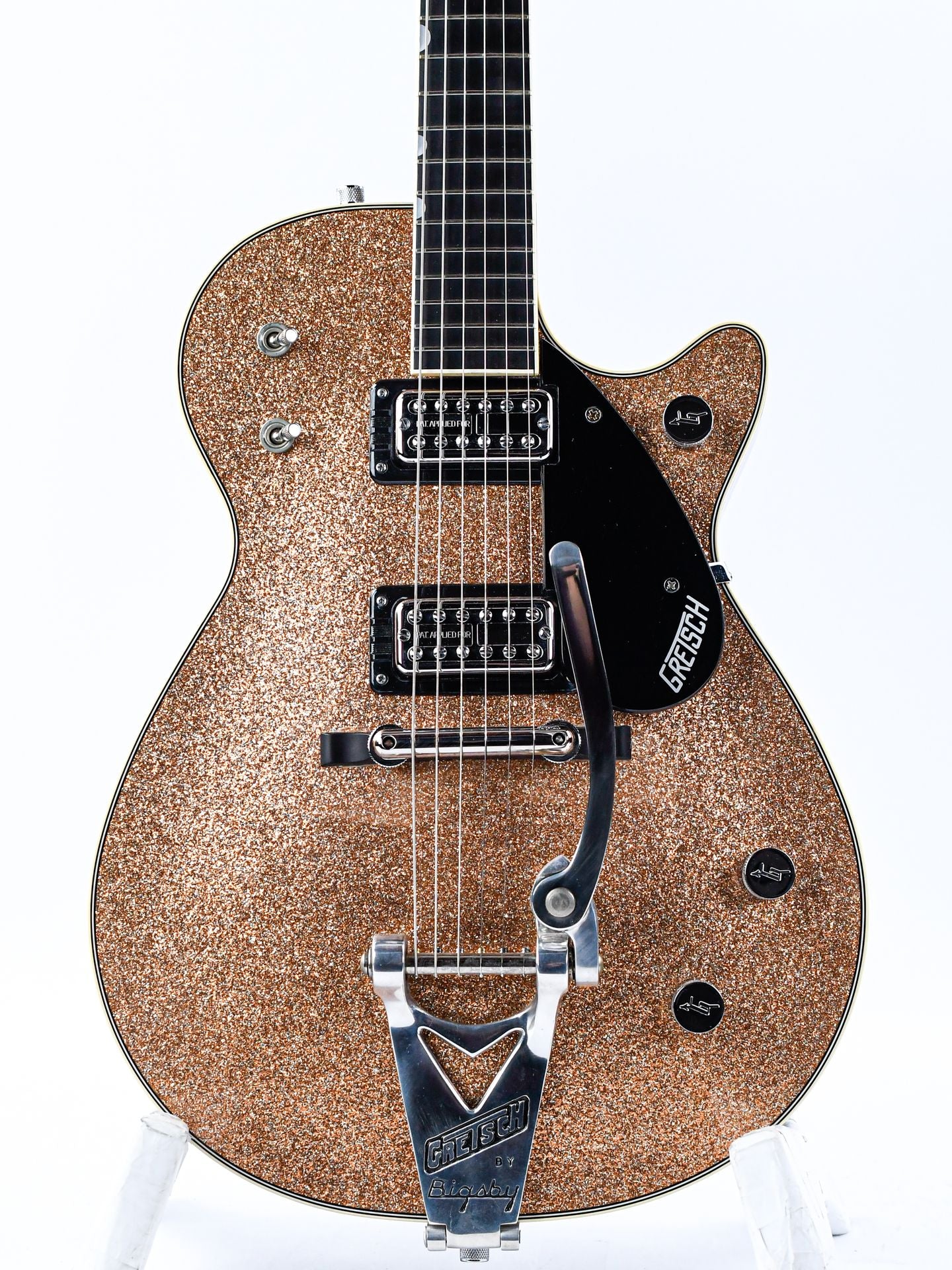 Gretsch G6128CS 59 Duo Jet Masterbuilt Champagne Sparkle 2012 - Image 5