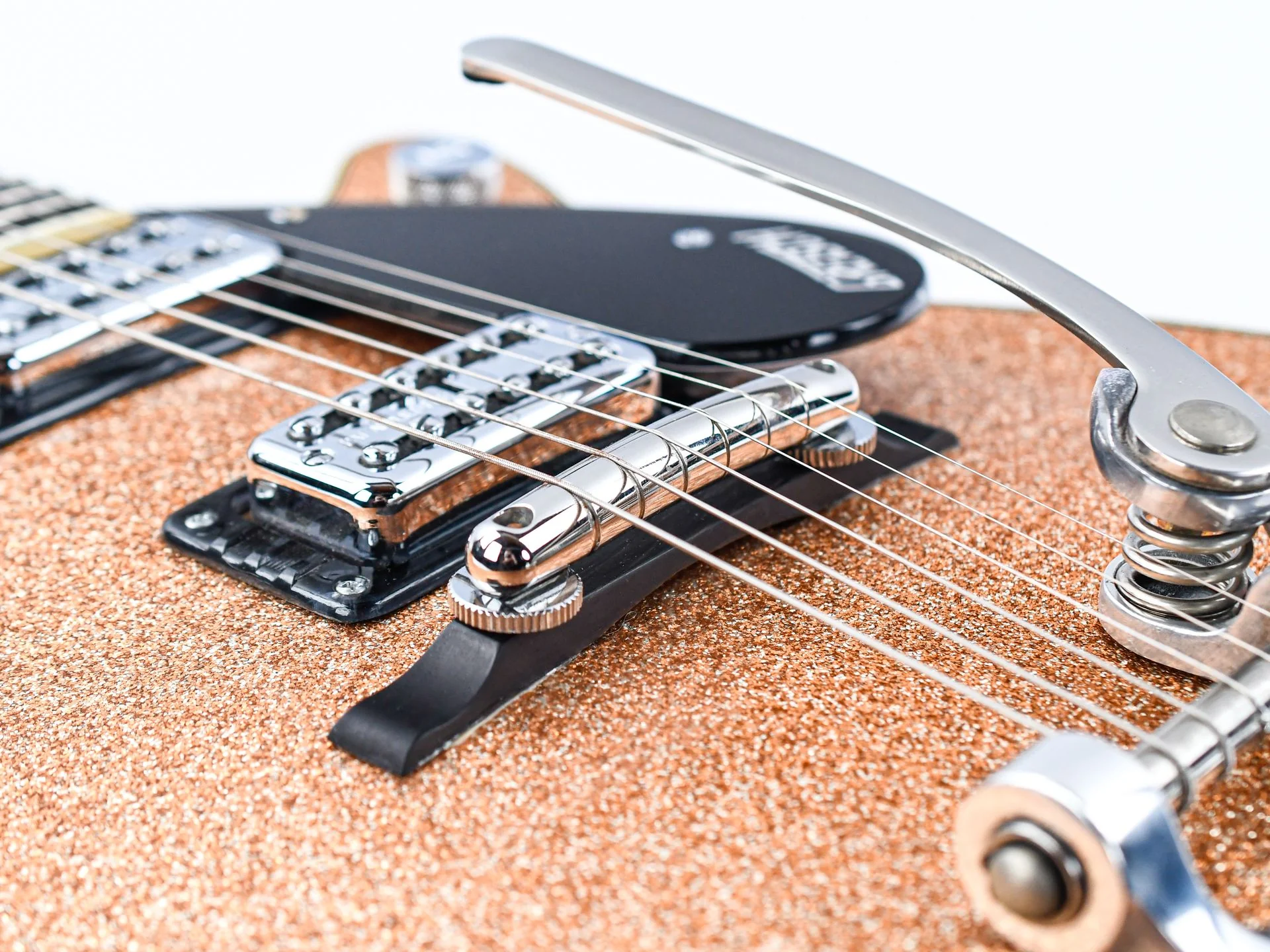 Gretsch G6128CS 59 Duo Jet Masterbuilt Champagne Sparkle 2012 - Image 7