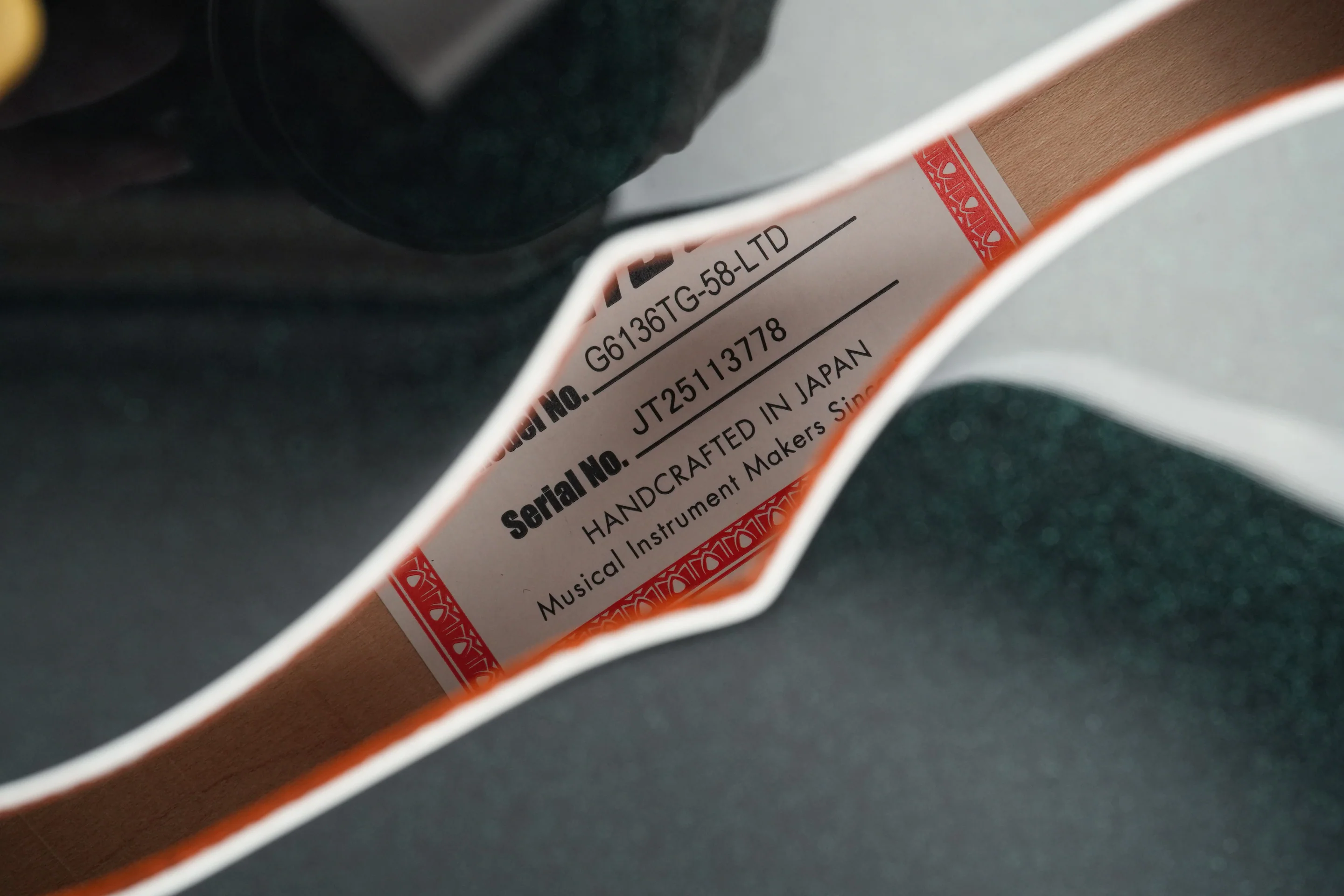 Gretsch G6136TG 58 Limited Edition 1958 Custom Falcon Emerald Night - Image 11