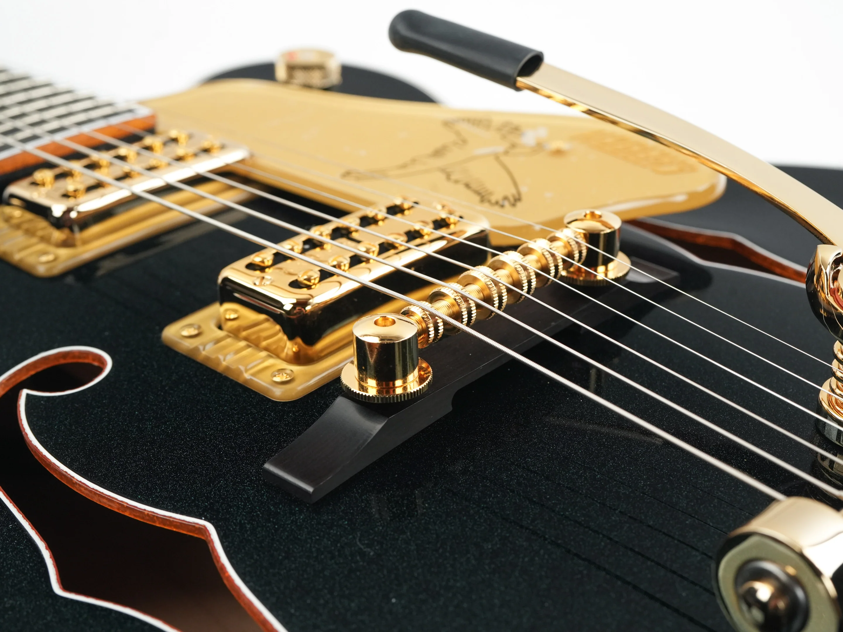 Gretsch G6136TG 58 Limited Edition 1958 Custom Falcon Emerald Night - Image 7