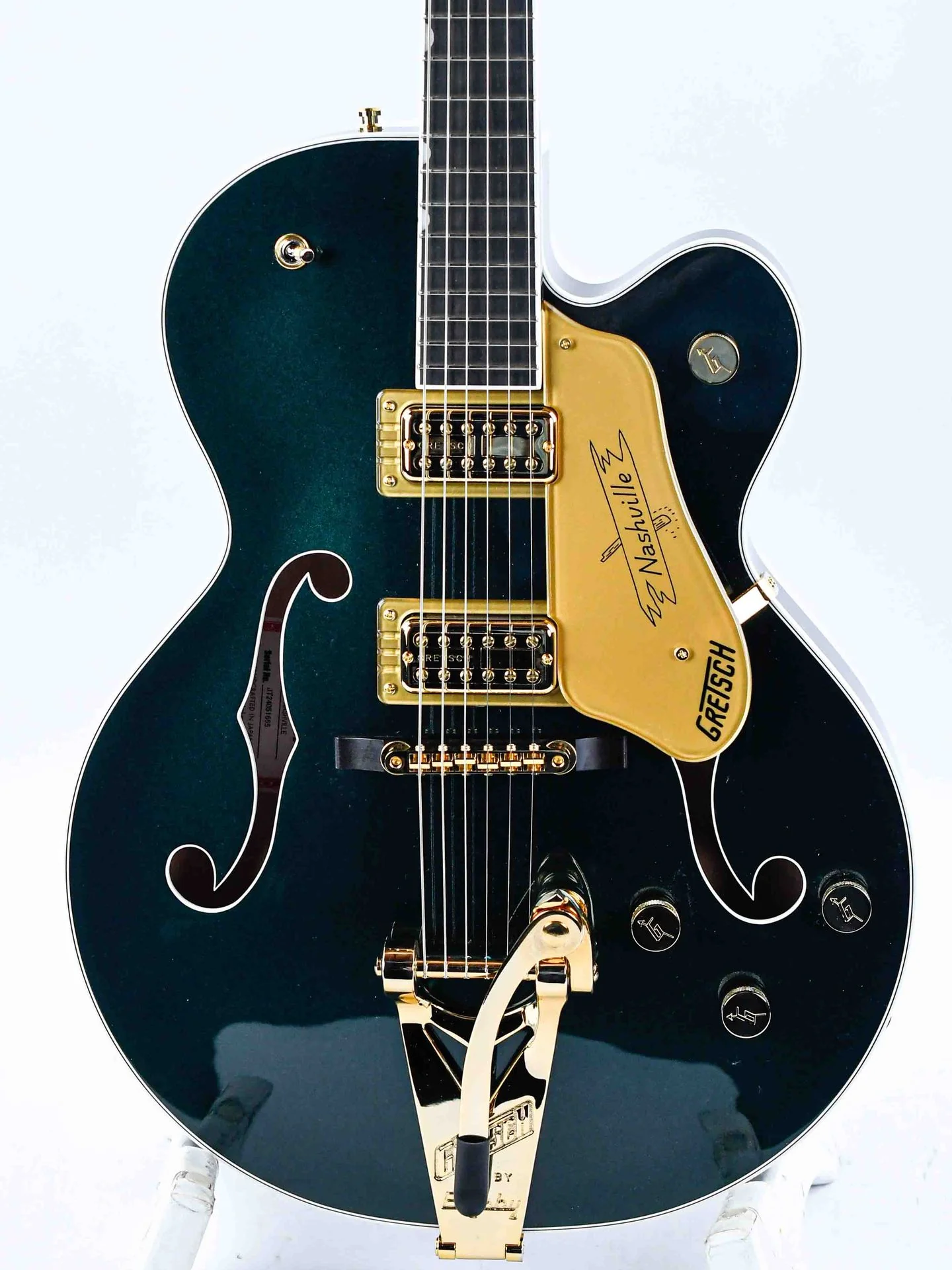 Gretsch Nashville Hollowbody String-Thru Cadillac Green - Image 5