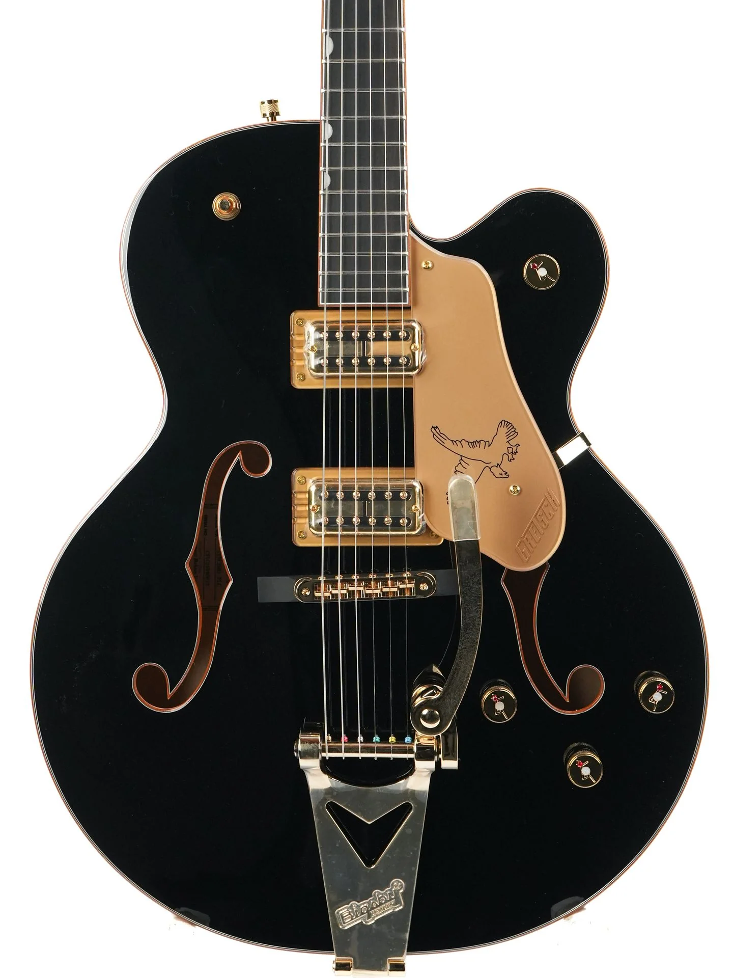 Gretsch Synchromatic Falcon Hollow Body Single Cut Bigsby Black - Image 5