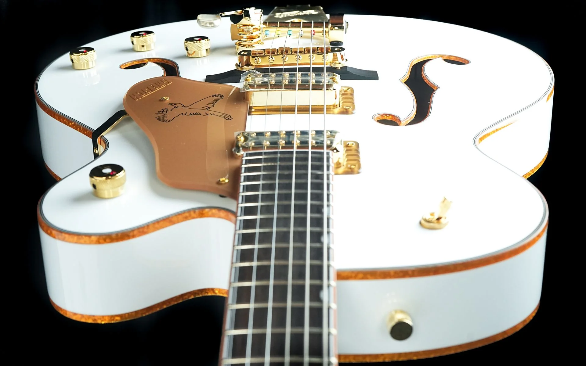 Gretsch Synchromatic Falcon Hollow Body Single Cut Bigsby Snowcrest White - Image 11