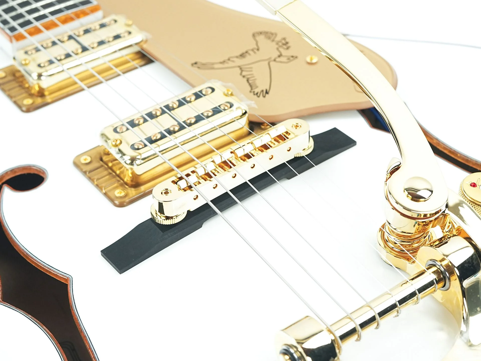 Gretsch Synchromatic Falcon Hollow Body Single Cut Bigsby Snowcrest White - Image 6