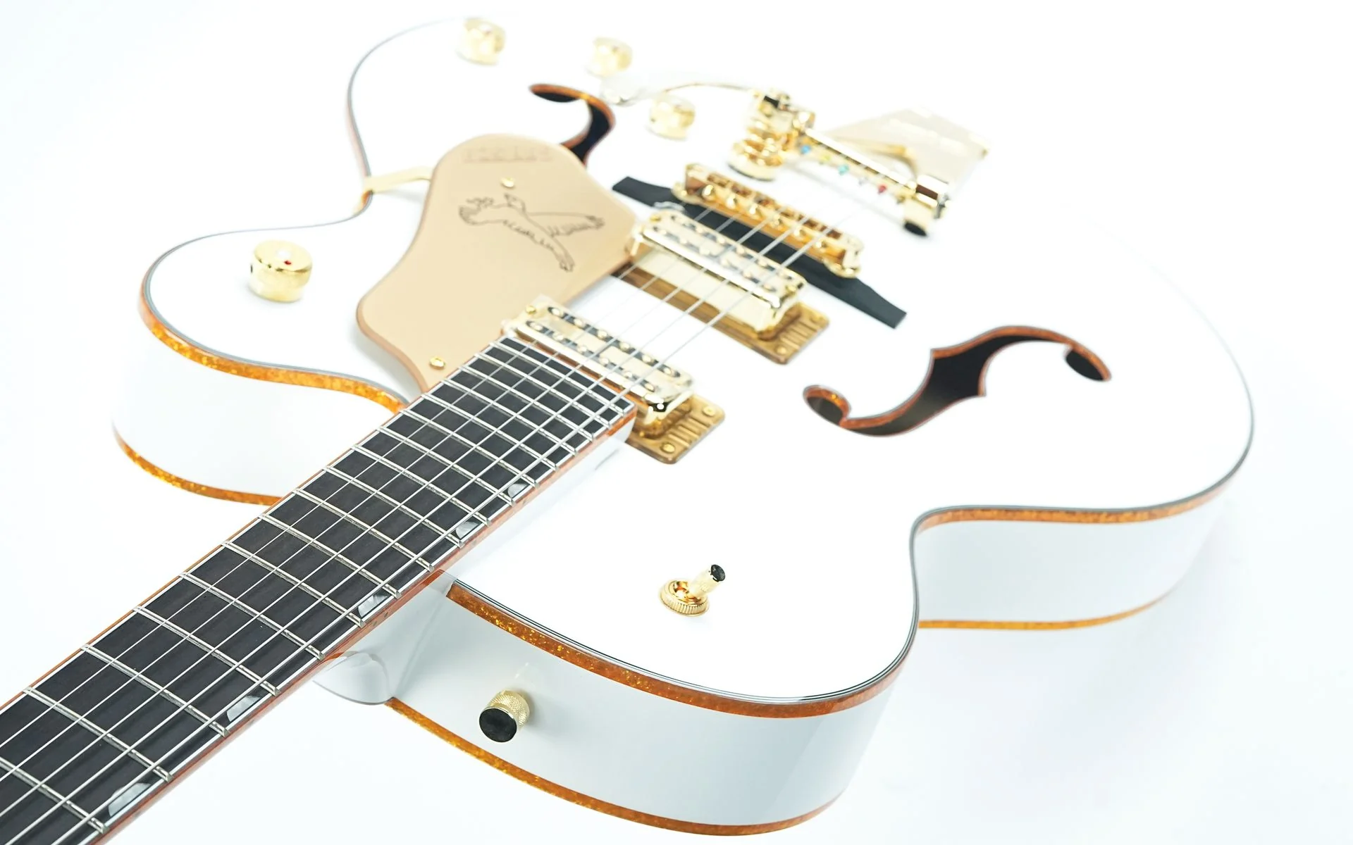 Gretsch Synchromatic Falcon Hollow Body Single Cut Bigsby Snowcrest White - Image 9