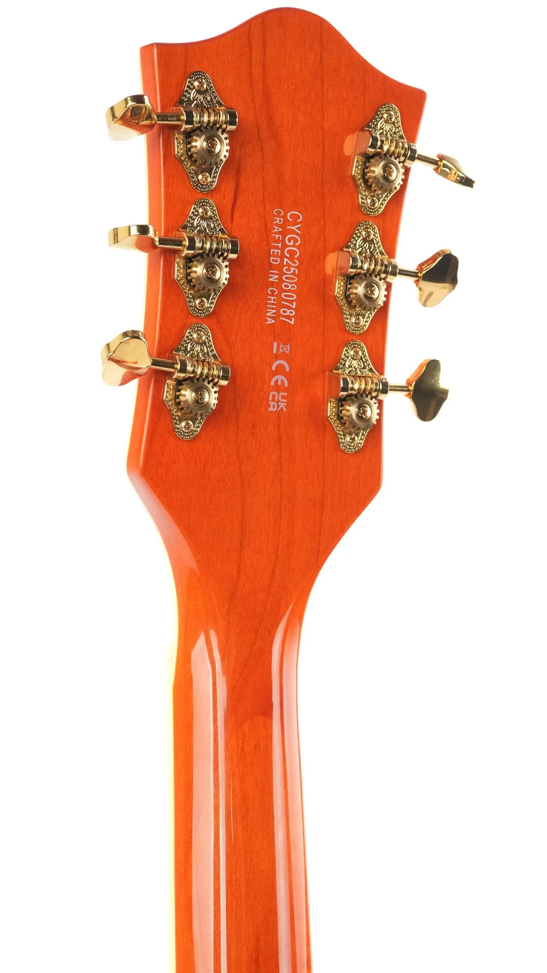 Gretsch Synchromatic Nashville Hollow Body Single Cut Bigsby Orange Stain - Image 6