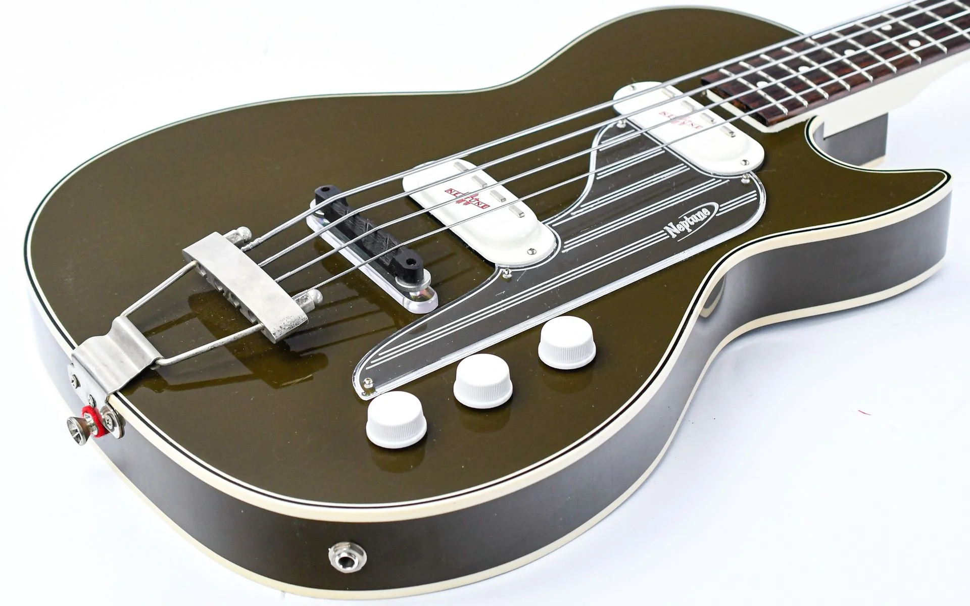 Gun Guitars Neptune Bass Olive Drab - Image 12