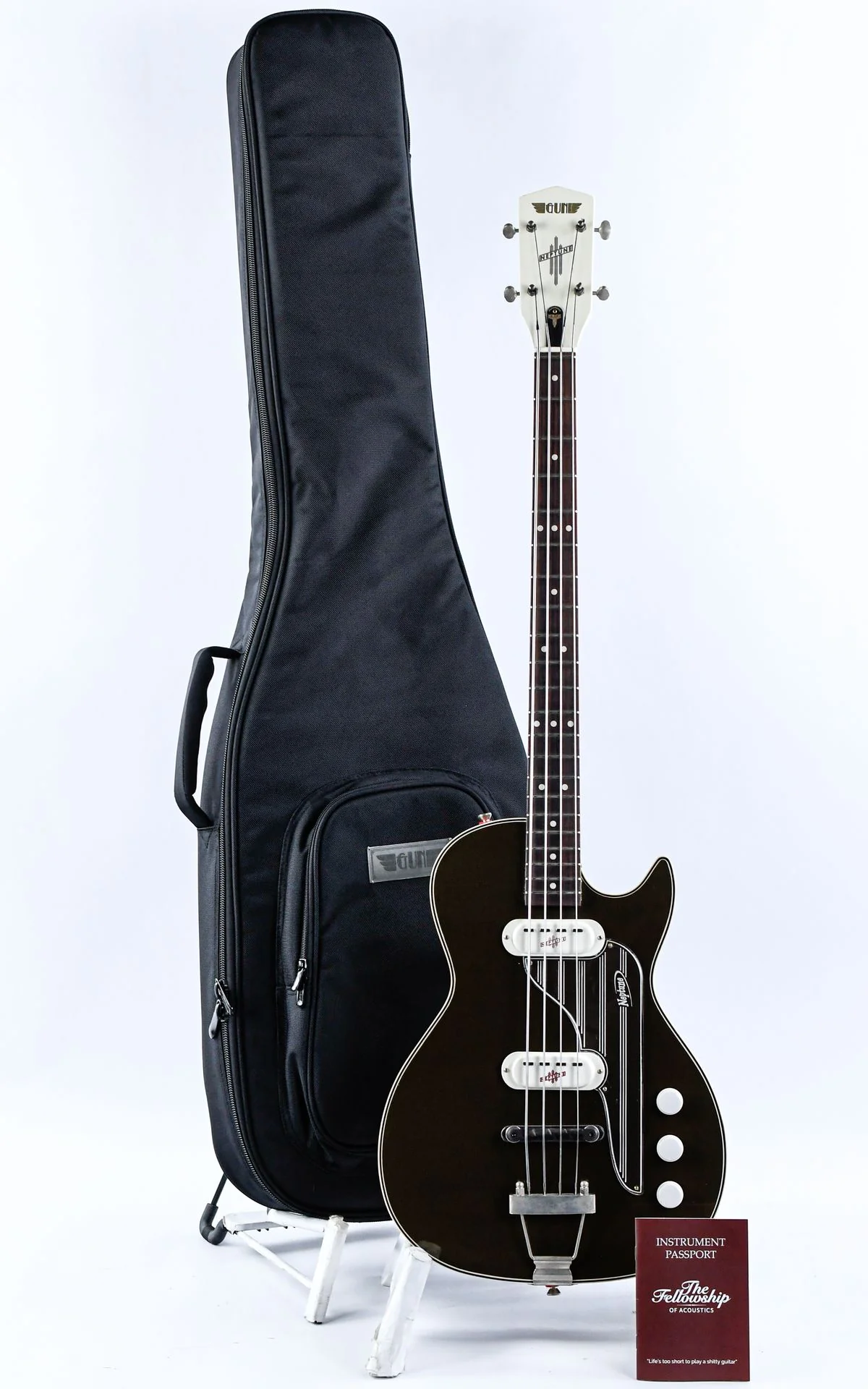 Gun Guitars Neptune Bass Olive Drab - Image 3