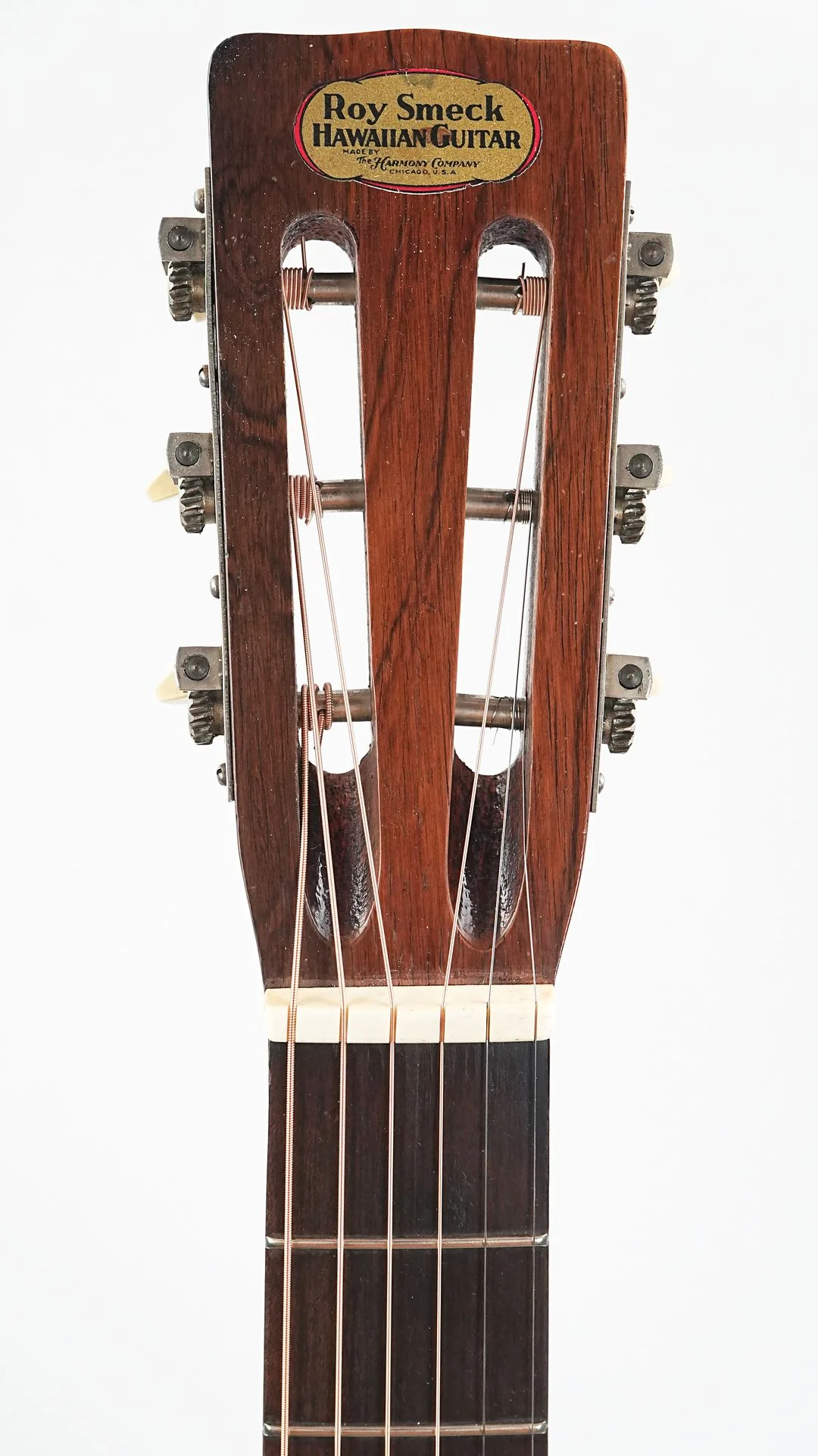 Harmony Roy Smeck Grand Concert Hawaiian Guitar Spruce Cuban Mahogany 1930 - Image 2