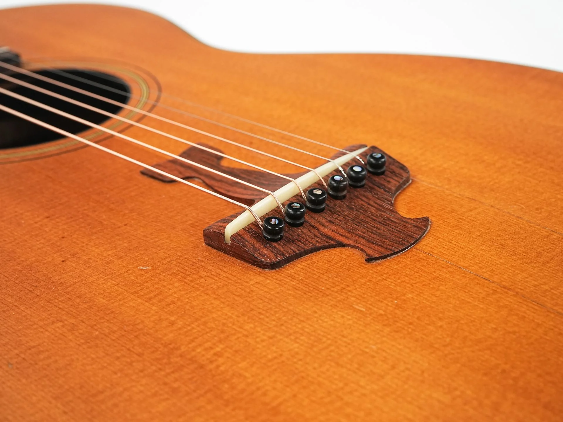 Harmony Roy Smeck Grand Concert Hawaiian Guitar Spruce Cuban Mahogany 1930 - Image 7