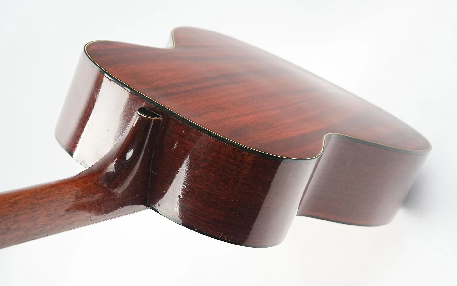 Harmony Roy Smeck Grand Concert Hawaiian Guitar Spruce Cuban Mahogany 1930 - Image 9