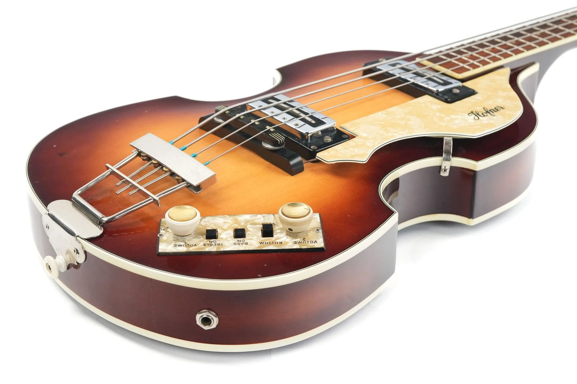 Hofner 500/1 Violin Bass 1968 with Apollo Matching Guitar - Image 16