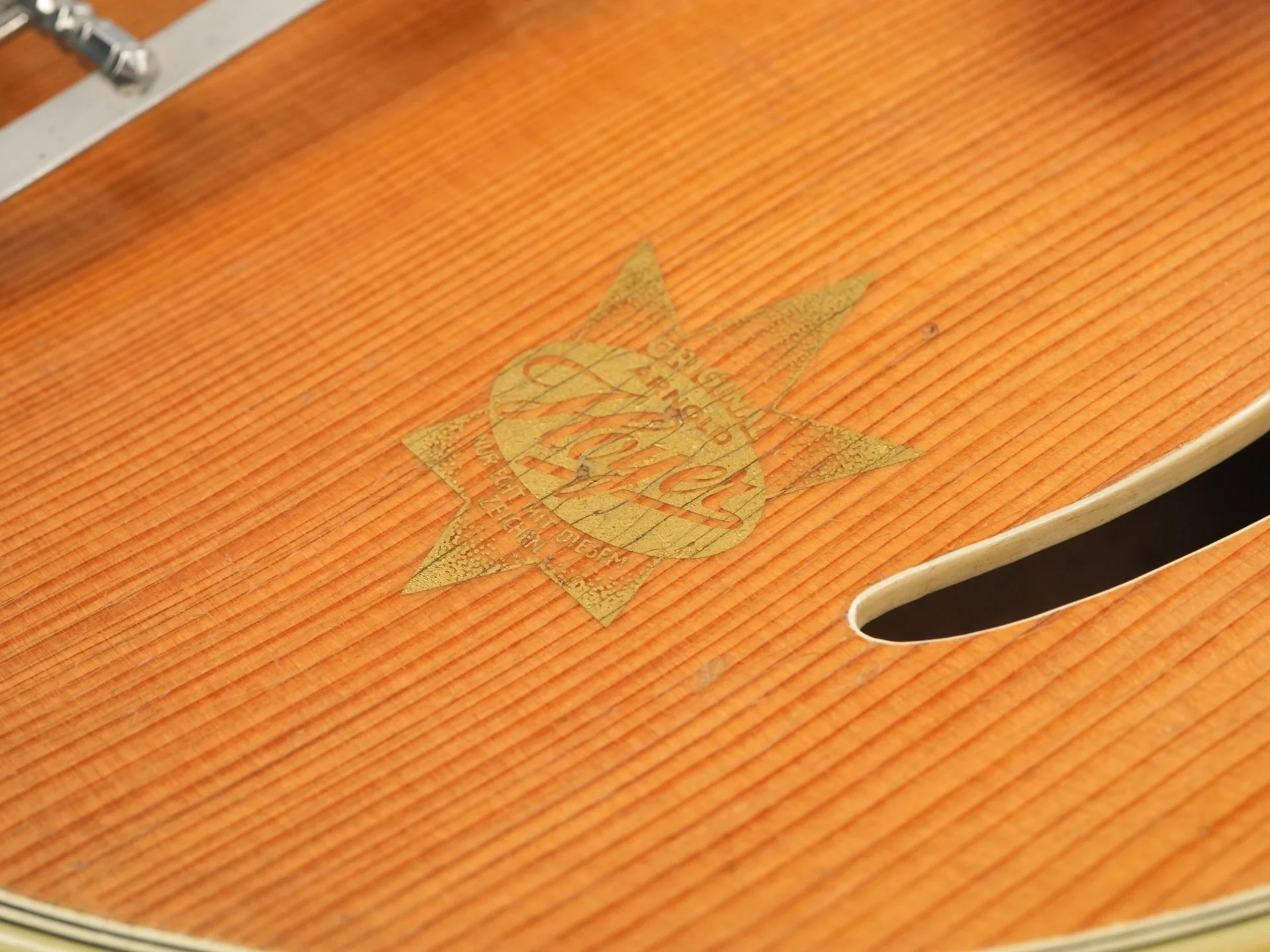 Hoyer Solist Archtop Natural 1950s - Image 11