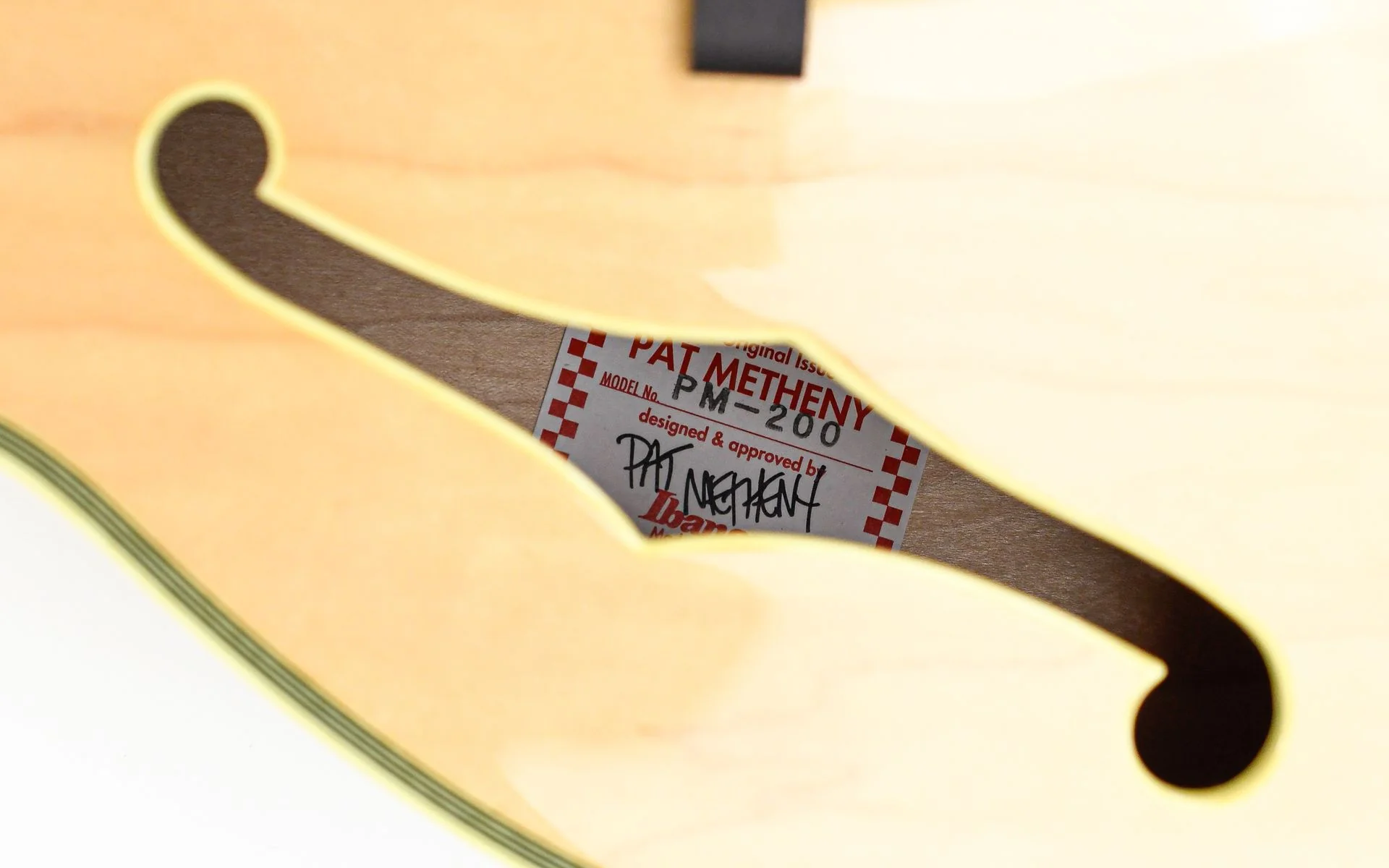 Ibanez PM200 Pat Metheny Natural - Image 12
