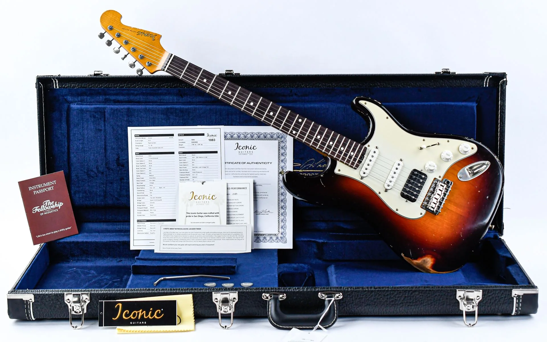 Iconic Solana Studio Series SJC01 John Cruz 3 Tone Sunburst - Image 3