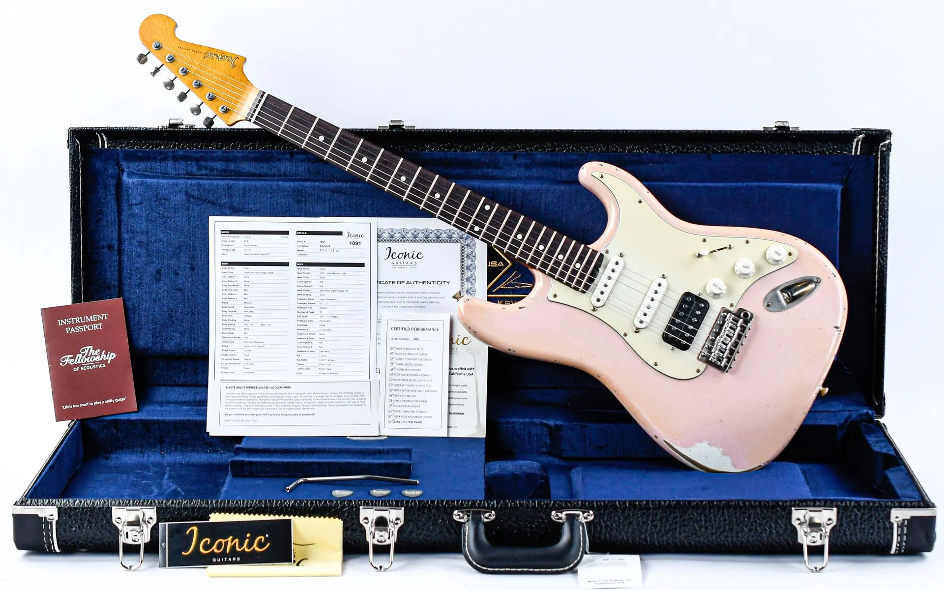 Iconic Solana Studio Series SJC03 John Cruz Shell Pink Over Olympic White - Image 3