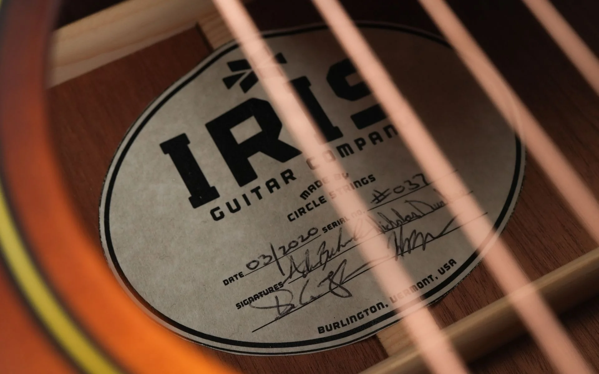 Iris CH Sunburst Mahogany Spruce 2020 - Image 11