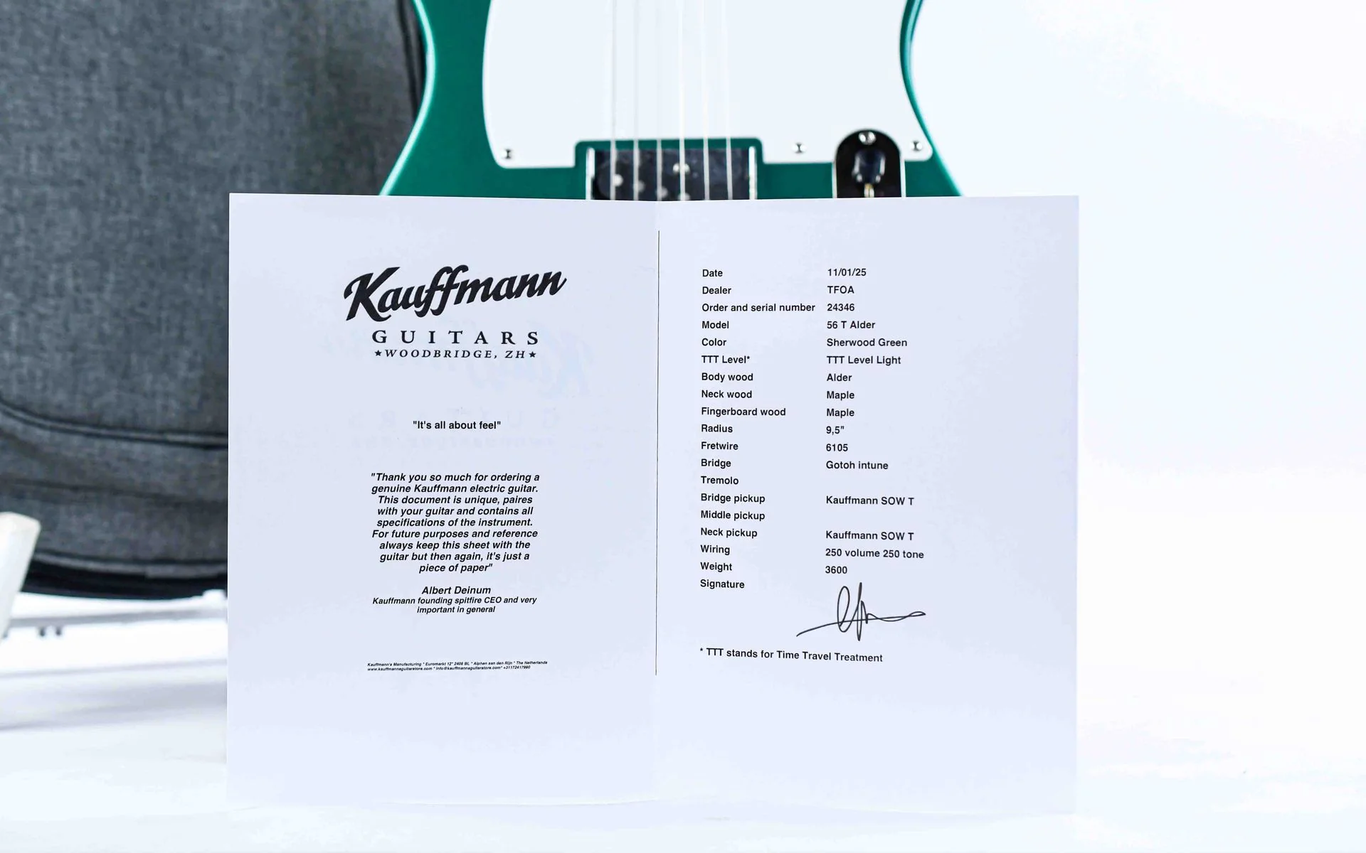Kauffmann 56 T Alder Sherwood Green Light Aged - Image 13
