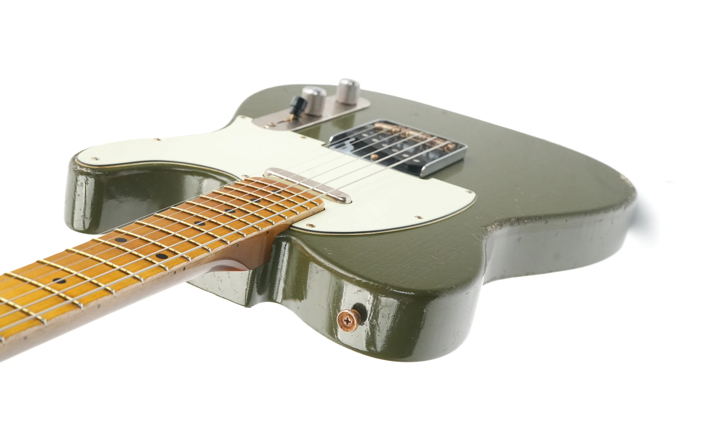 Kauffmann ’56 T Olive Drab Paulownia Maple Neck Medium Relic - Image 10