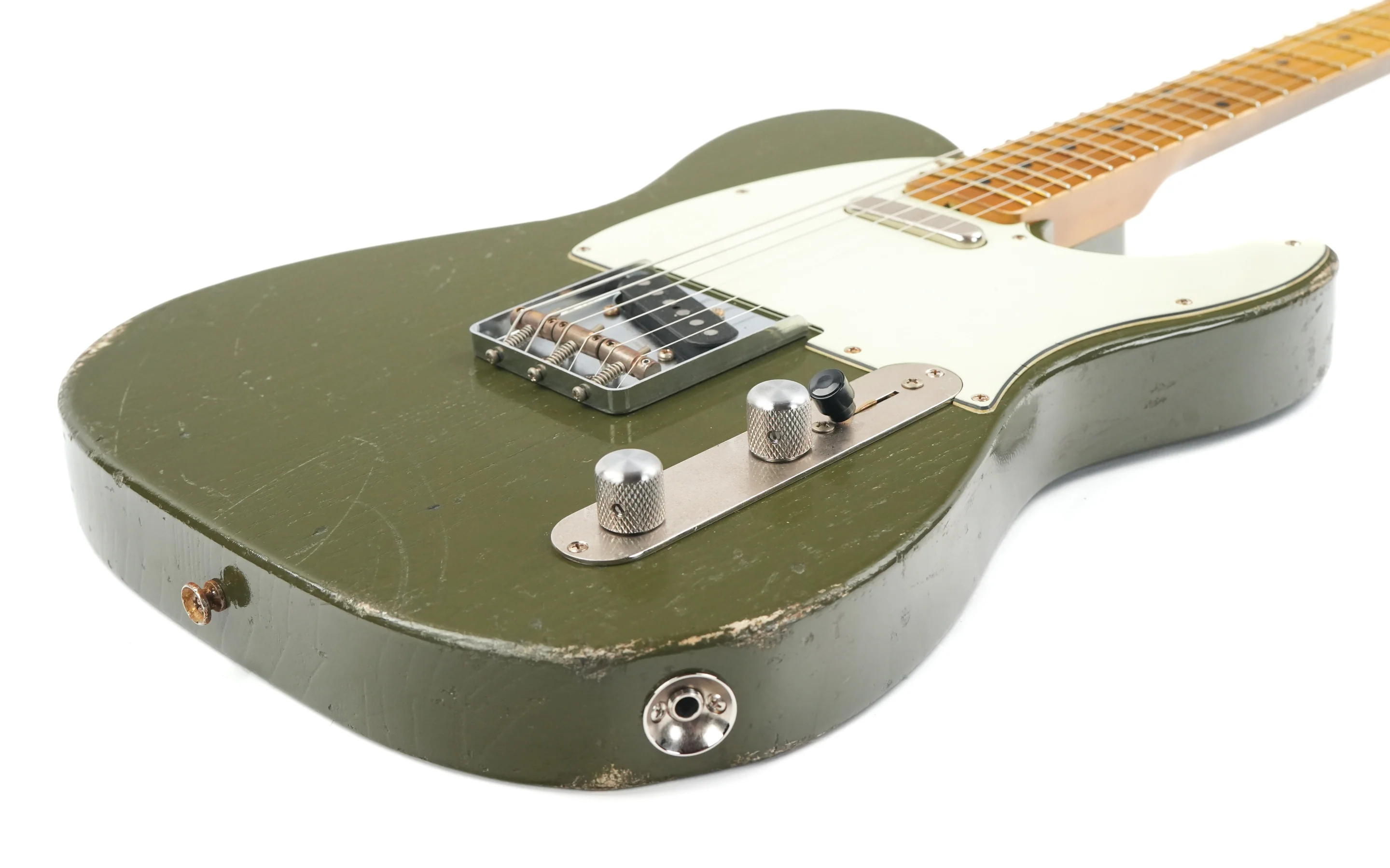 Kauffmann ’56 T Olive Drab Paulownia Maple Neck Medium Relic - Image 11